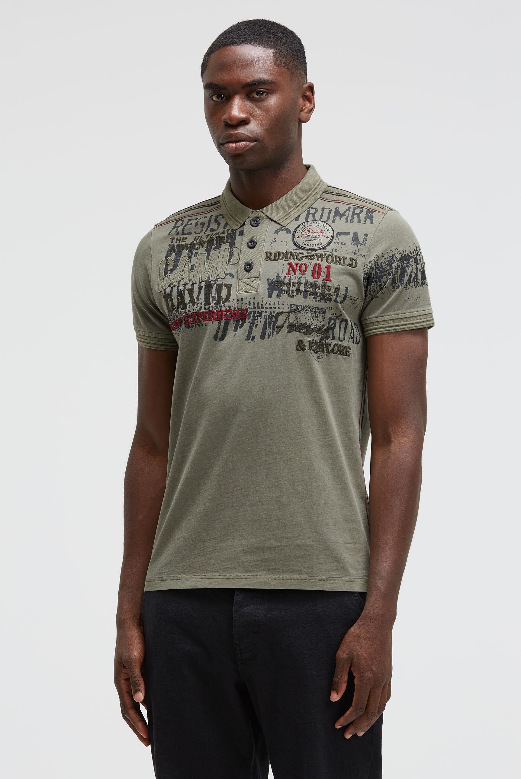 CAMP DAVID Poloshirt, mit Kontrastnähten günstig online kaufen