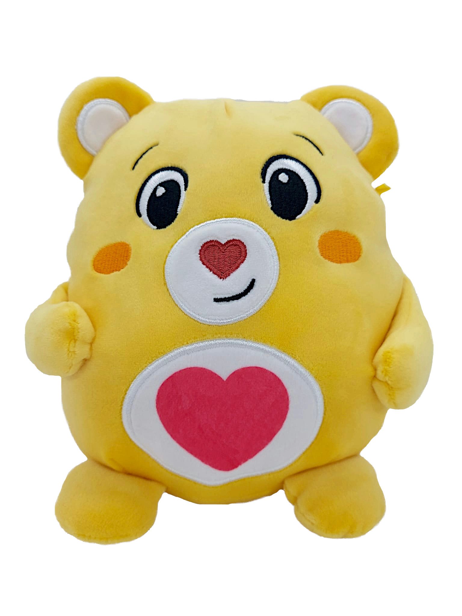 Whitehouse Leisure International Ltd Kuscheltier Glücksbärchis SQUASHY Podgies 19 cm Care Bears Glücksbärchen Plüsch (Geheimnisbärchi), Kuscheltier SUPER SOFT