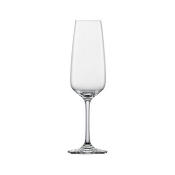 SCHOTT-ZWIESEL Champagnerglas Taste Sektgläser mit Moussierpunkt 283 ml 6er Set, Glas