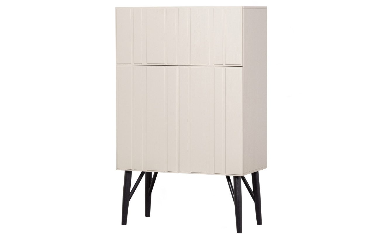 WOOOD Barschrank »Miller«, mit viel Platz für Flaschen und Gläser, H 146 cm günstig online kaufen