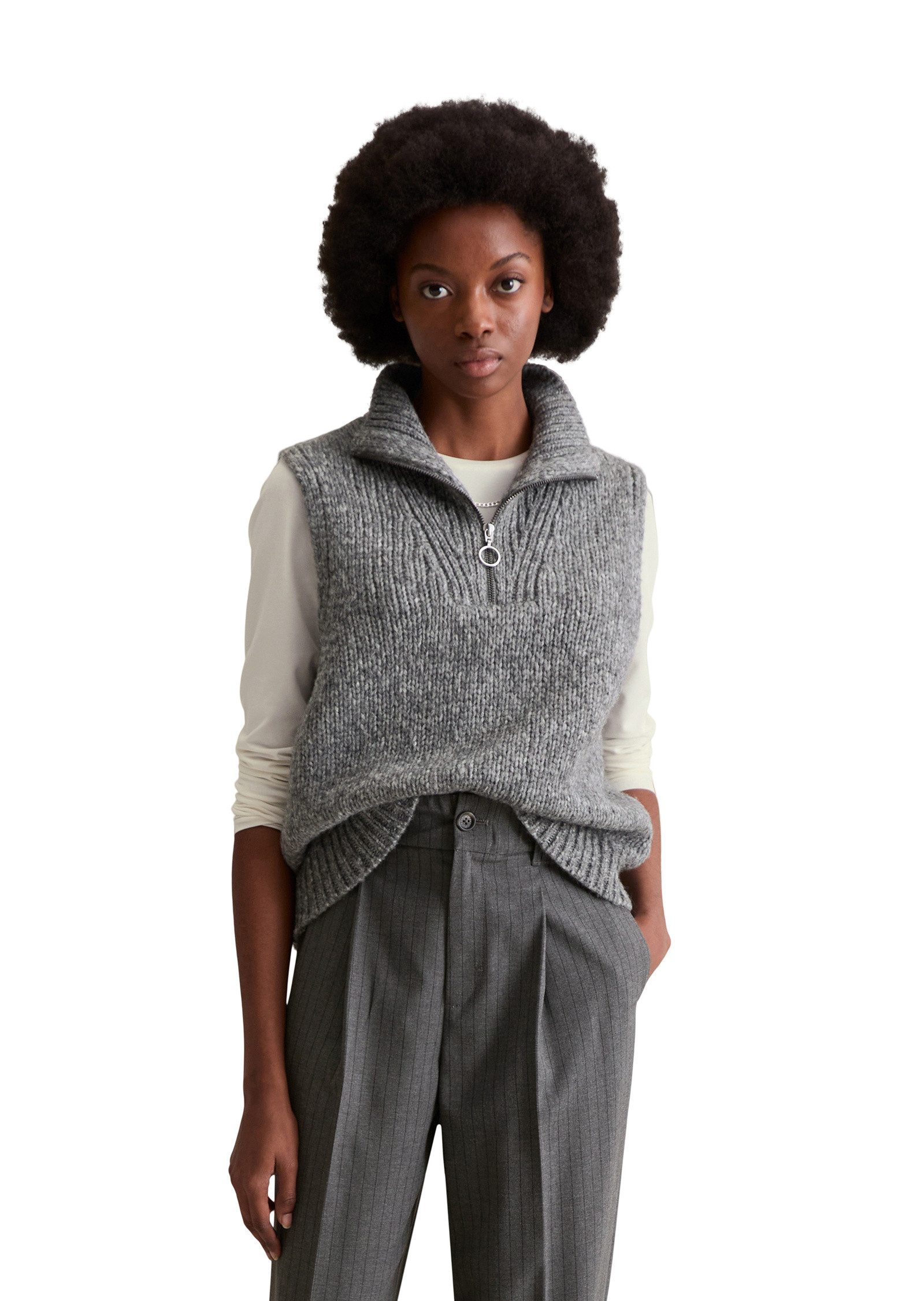 Marc O'Polo DENIM Pullunder aus Chunky Wool günstig online kaufen