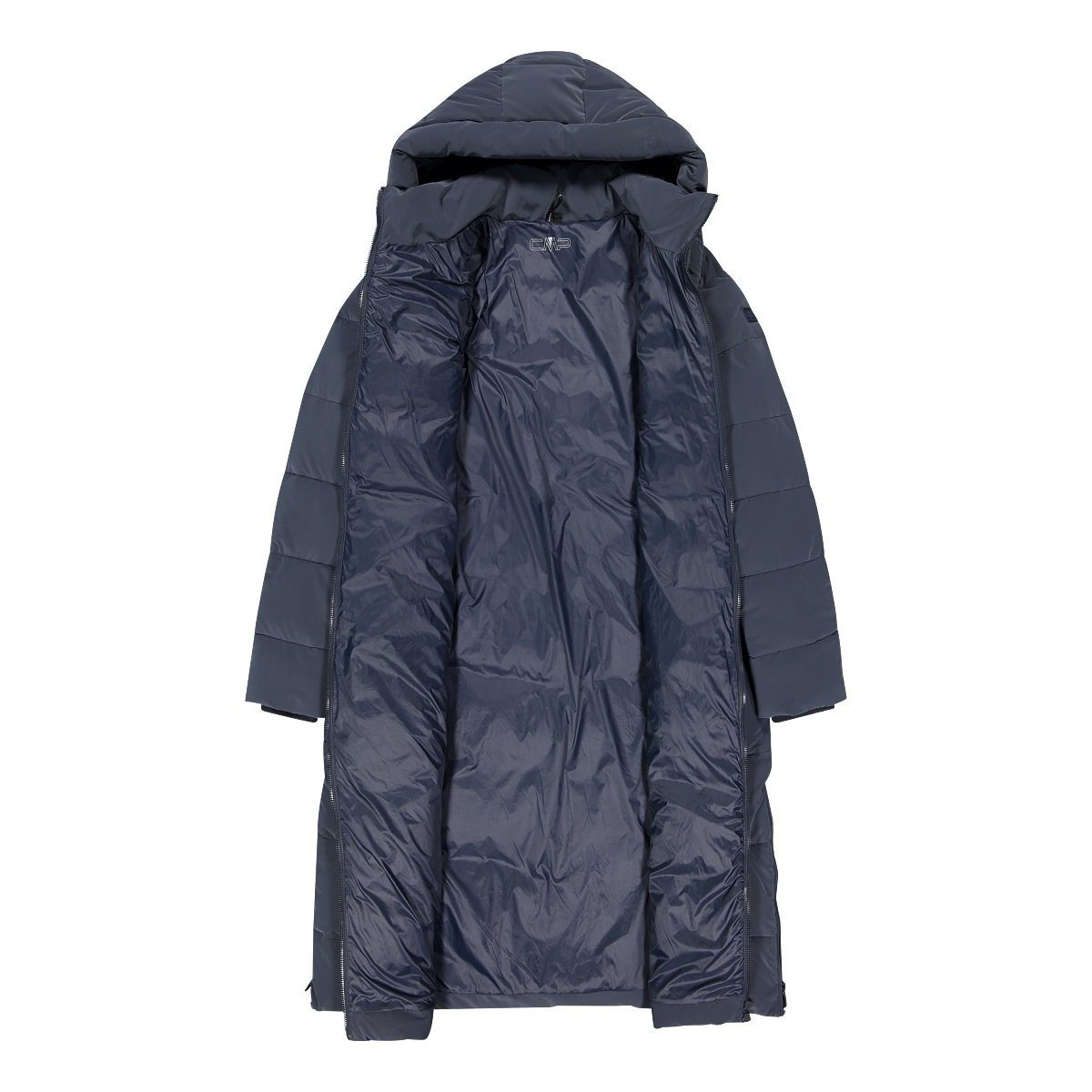 CMP Wintermantel Coat Fix Hood (Glanzeffekt, wattiert, warm) dunkelblau Dam günstig online kaufen