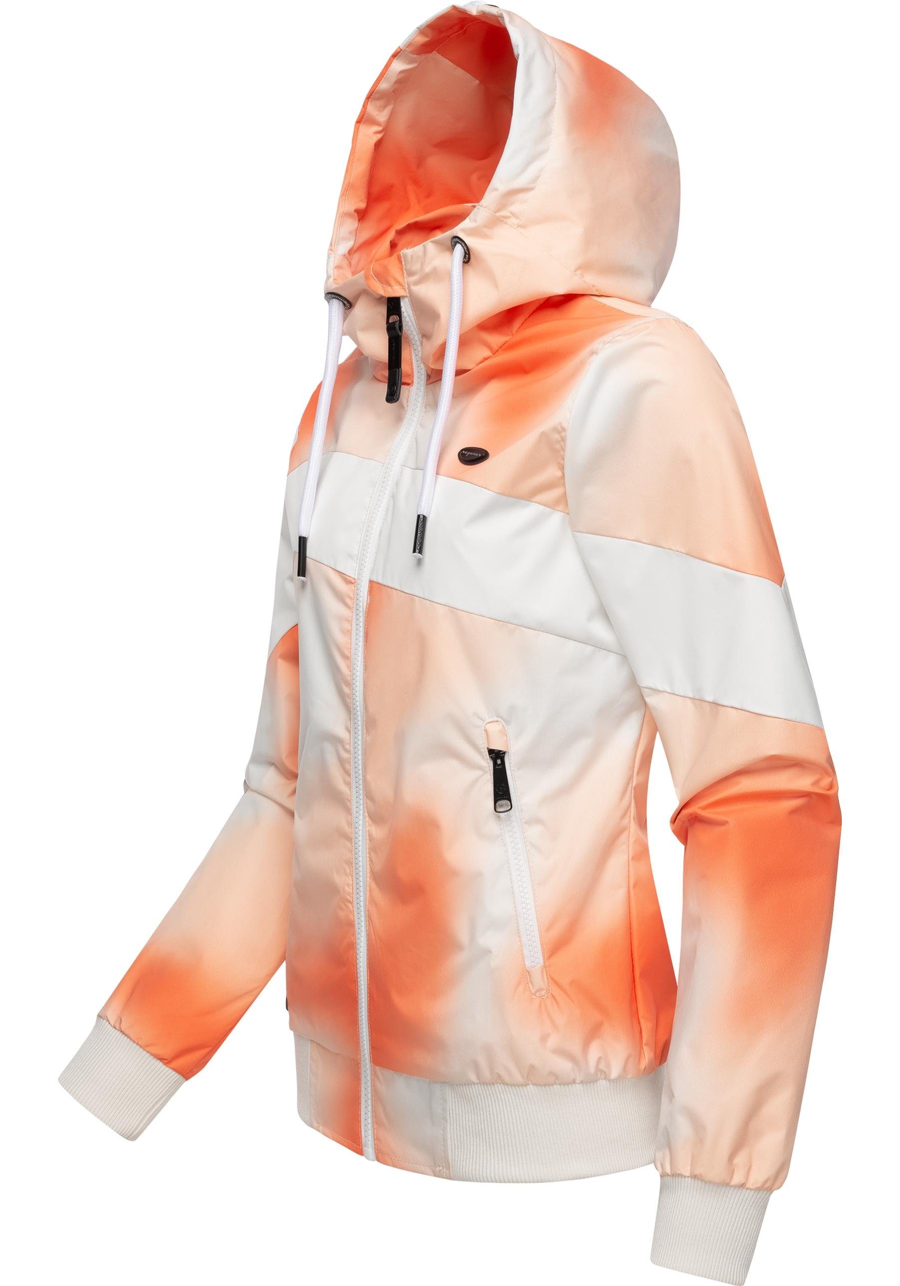 Ragwear Funktionsjacke "Nuggie Block Ombre Intl." mit Kapuze Übergangsjacke günstig online kaufen
