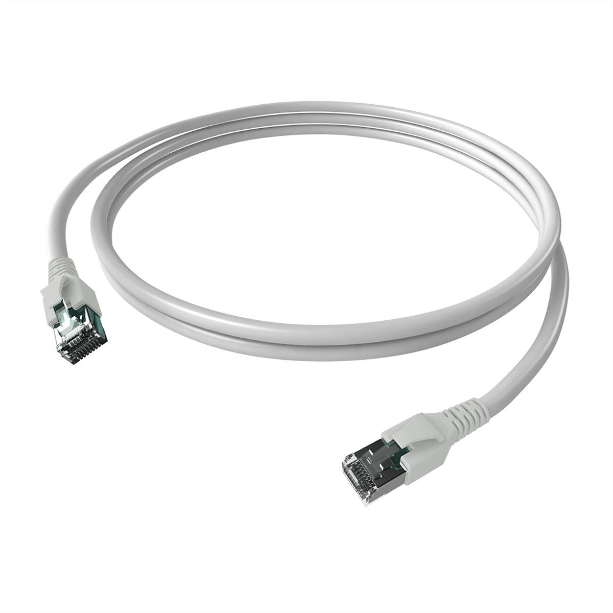 Easylan FlexBoot Patchkabel Cat.6A LAN-Kabel, RJ-45 Männlich (Stecker), RJ-45 Männlich (Stecker) (50.0 cm), S/FTP, CP1KWBWBW0005