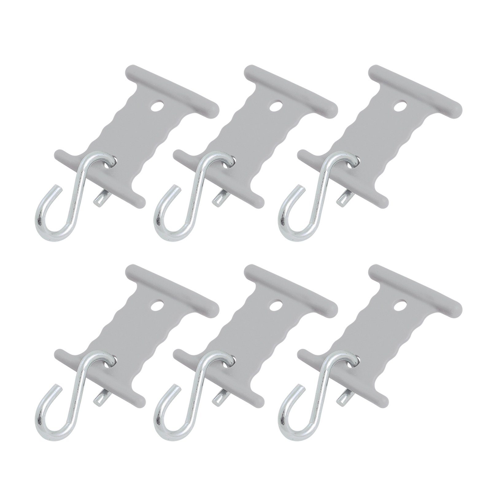 Wamovo S-Haken Wamovo Markisen S-Haken 6 Stück für Keder 5/6 mm & 7/8 mm, Befestigungs Set für Fiamma & Caravanstore Markisen