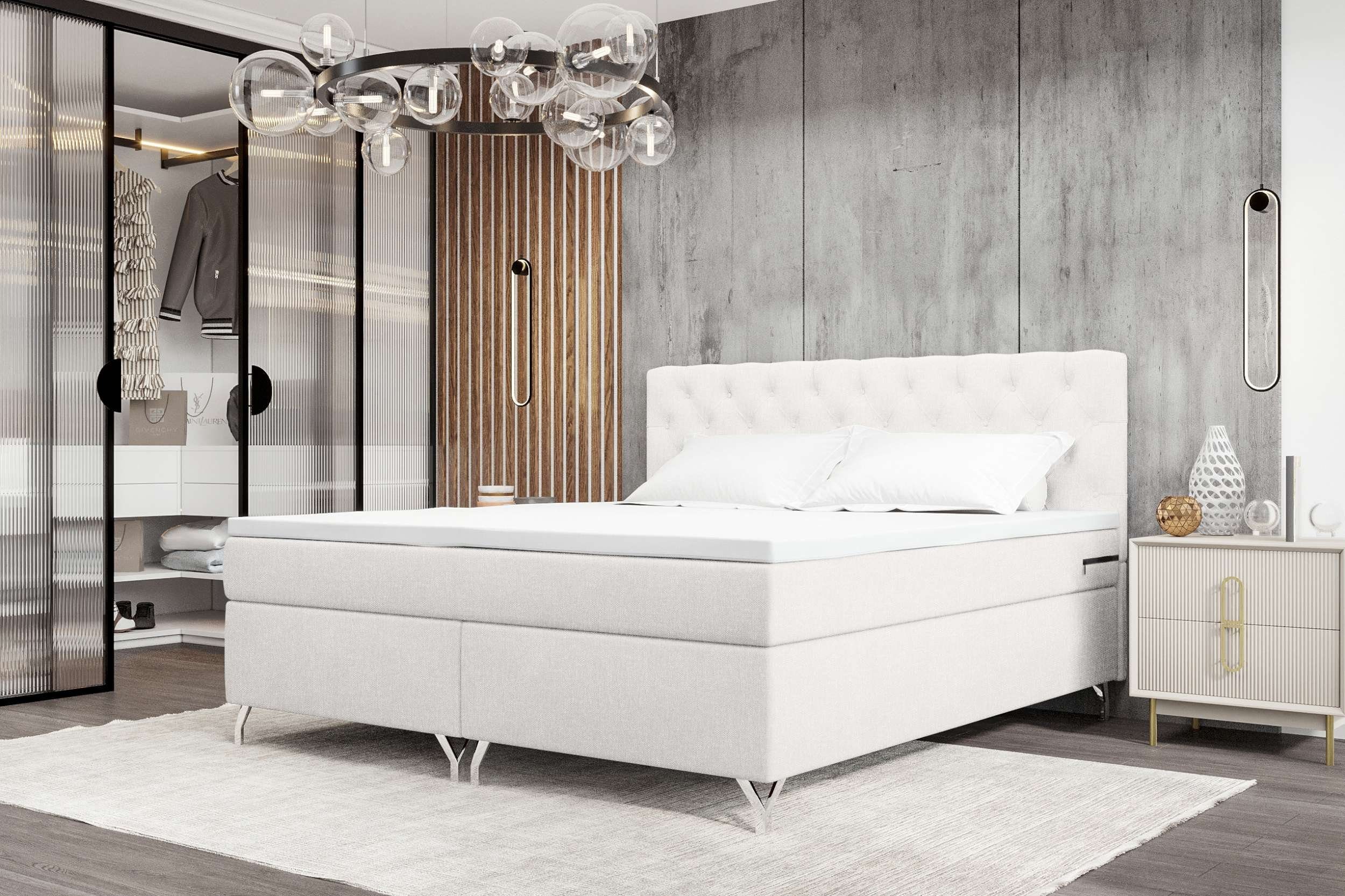 99rooms Boxspringbett Prestige (Schlafzimmerbett, Bett), 140/160/180 günstig online kaufen
