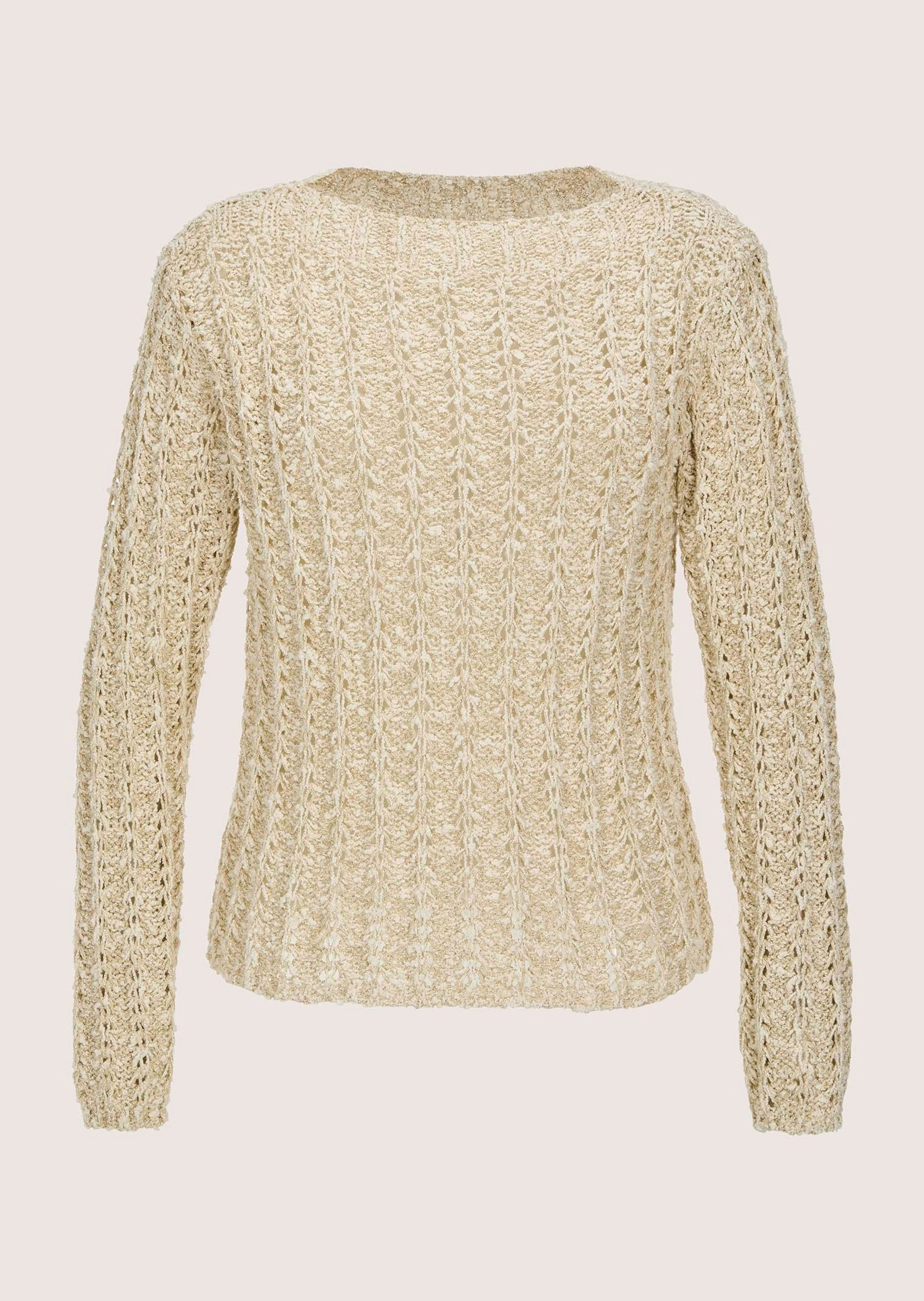 Strickpullover Baumwollpullover mit Rippenmuster