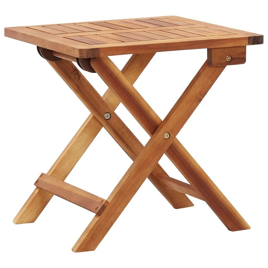 Gartentisch Garten-Couchtisch Klappbar 40x40x40 cm Massivholz Akazie