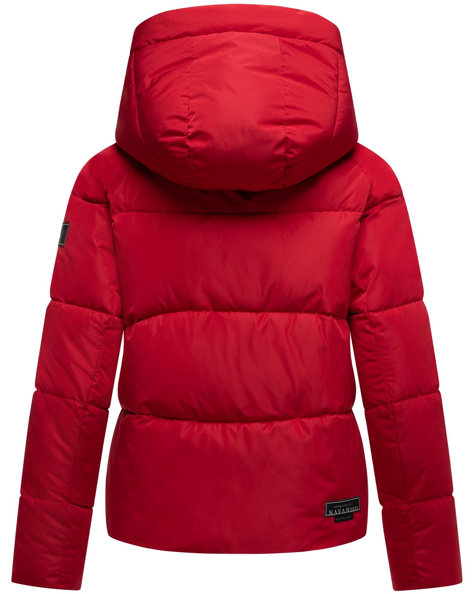 Navahoo Steppjacke Frostherz XIV Kurze gesteppte Damen Winterjacke mit abnehmbarer Kapuze