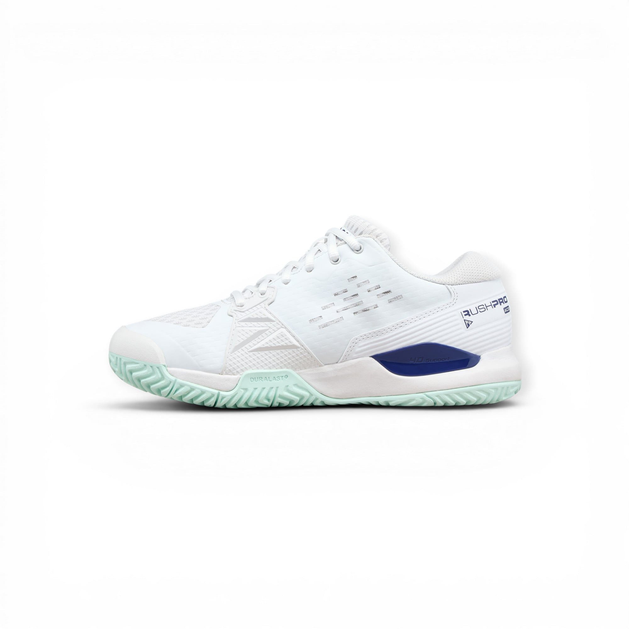 Wilson Rush Pro Ace Allcourt 2026 weiss/navyblau Kinder Tennisschuh
