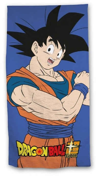 empireposter Handtuch Dragon Ball - Son-Goku - Baumwoll Strandtuch - 70x140 cm, 100 % Baumwolle