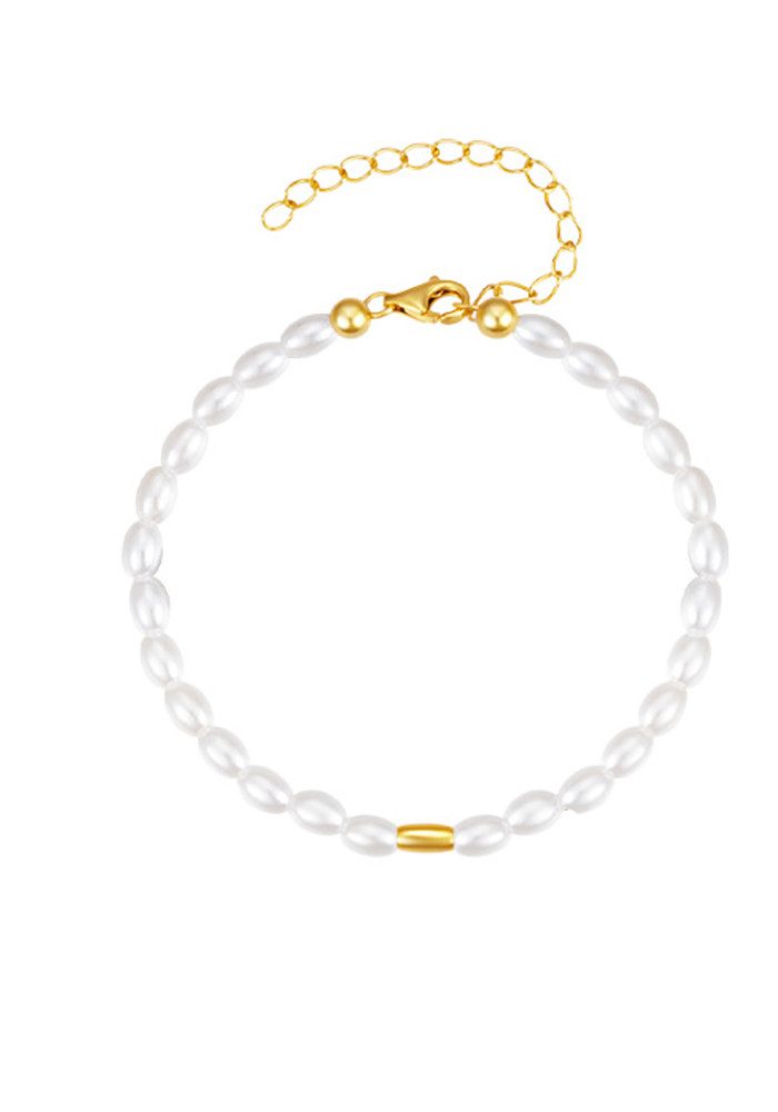 Color Design Silberarmband Perle Armband aus 925 Silber CD-SMK-101, Armkette Длина verstellbar