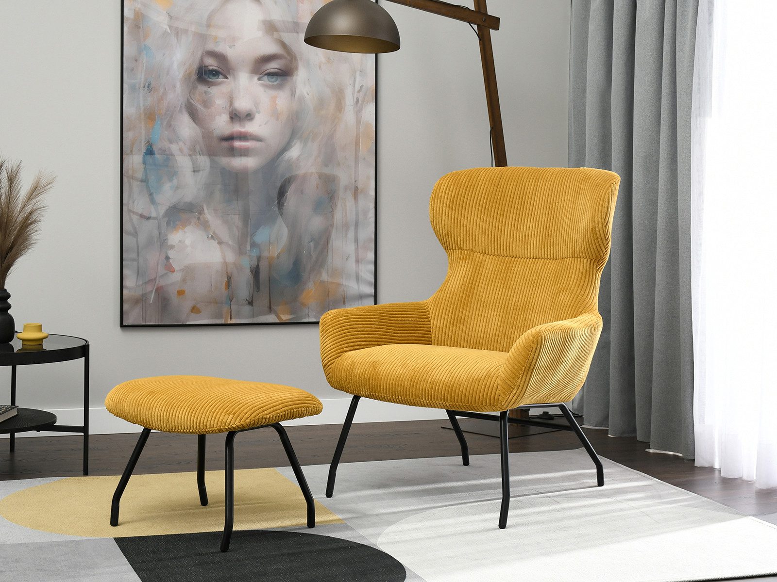 Compleo Relaxsessel Sessel mit Fußhocker CAMAS günstig online kaufen