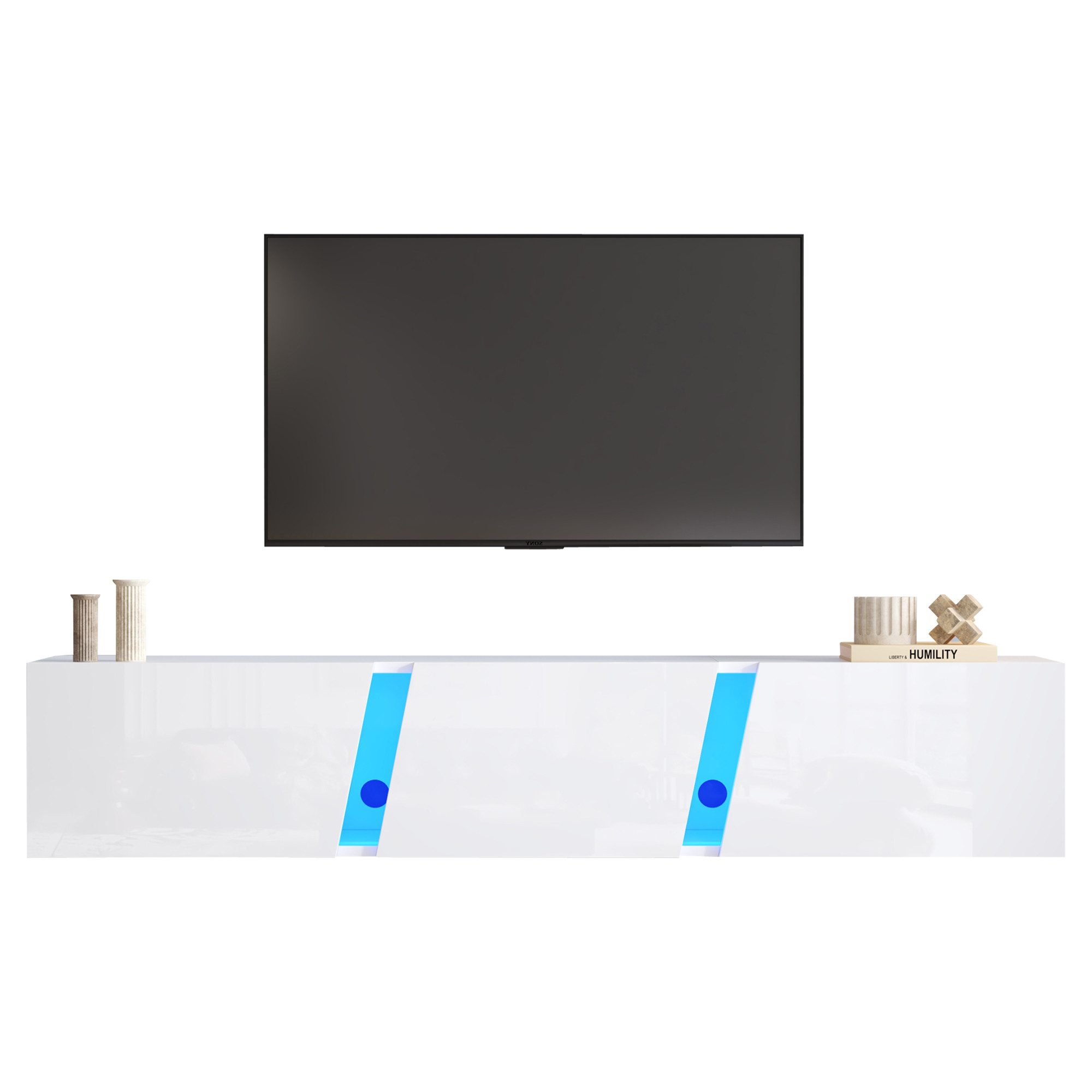 Lowboard für 75-Zoll-Fernseher
