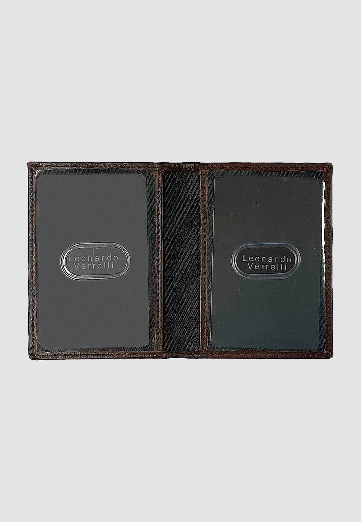 Männer (1-tlg), 5558 Portemonnaie Geldbörse für Mini Kartenetui Leder Basic Egomaxx Coffee in