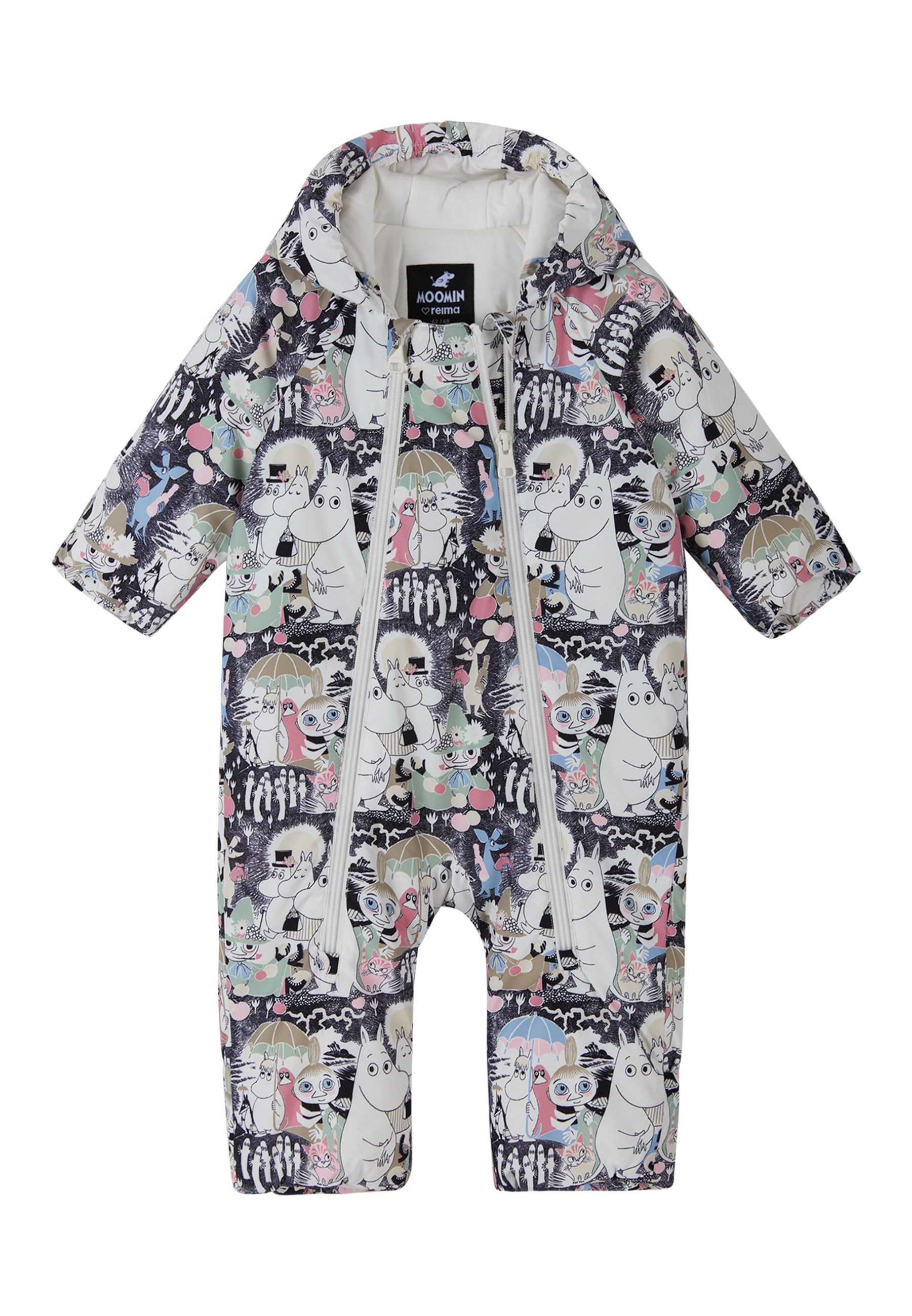 reima Schneeoverall WINTEROVERALL MOOMIN KNYTTE Schneeanzug Futter aus 100% Bio-Baumwolle, Moomin Design