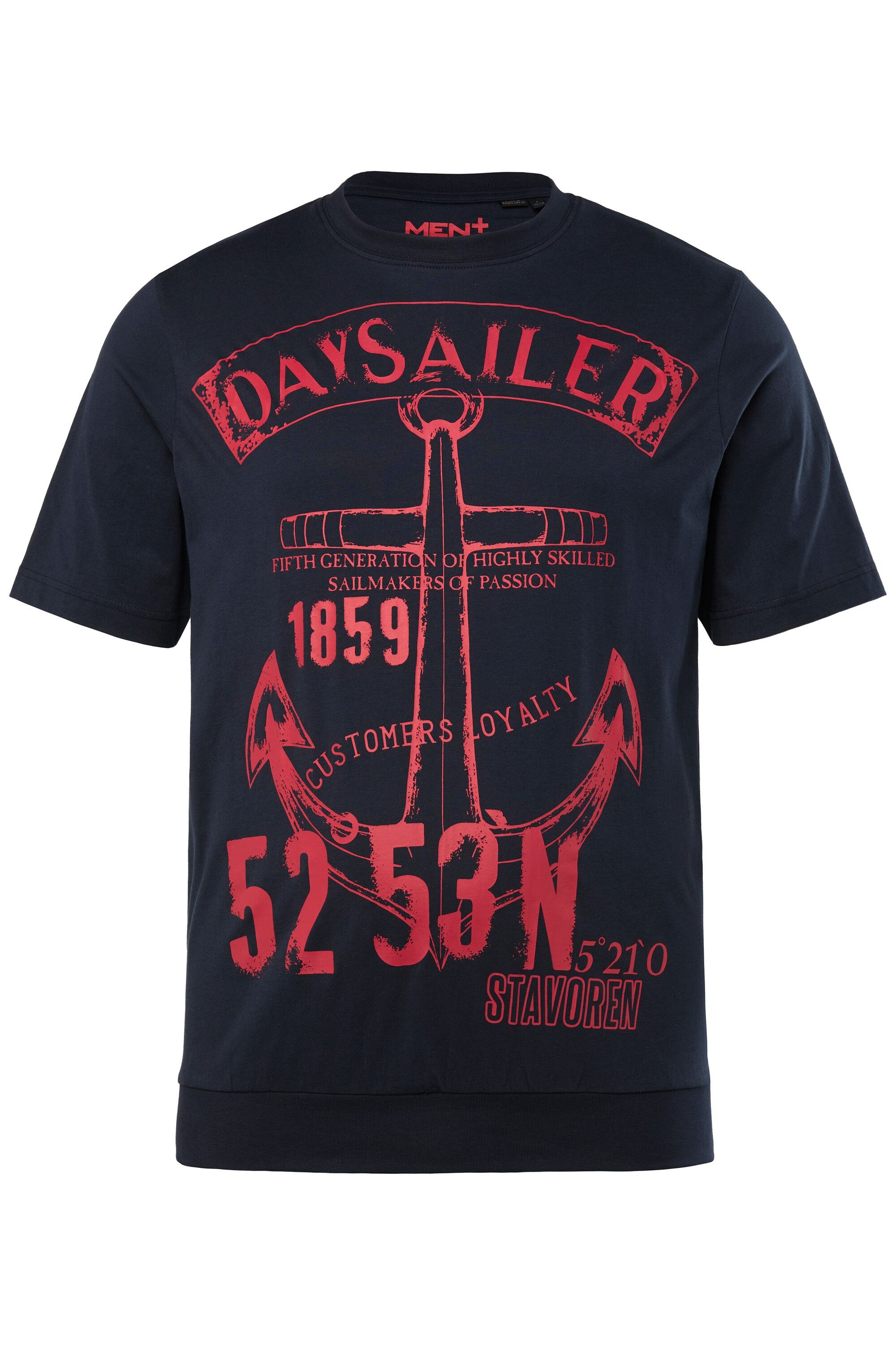 Men Plus T-Shirt Men+ T-Shirt Halbarm günstig online kaufen