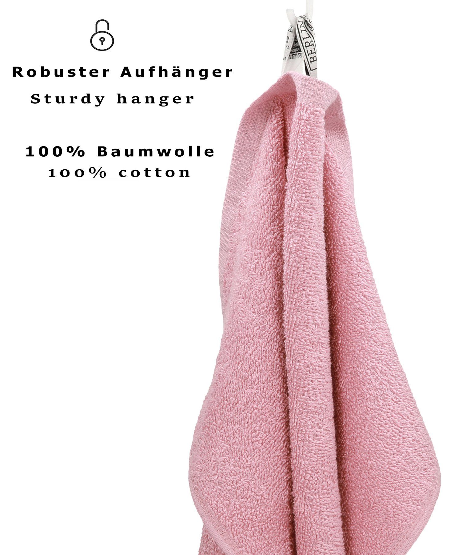 Betz Handtücher Berlin 6er Pack Handtuch-Set 50x100 cm, 100% Baumowlle