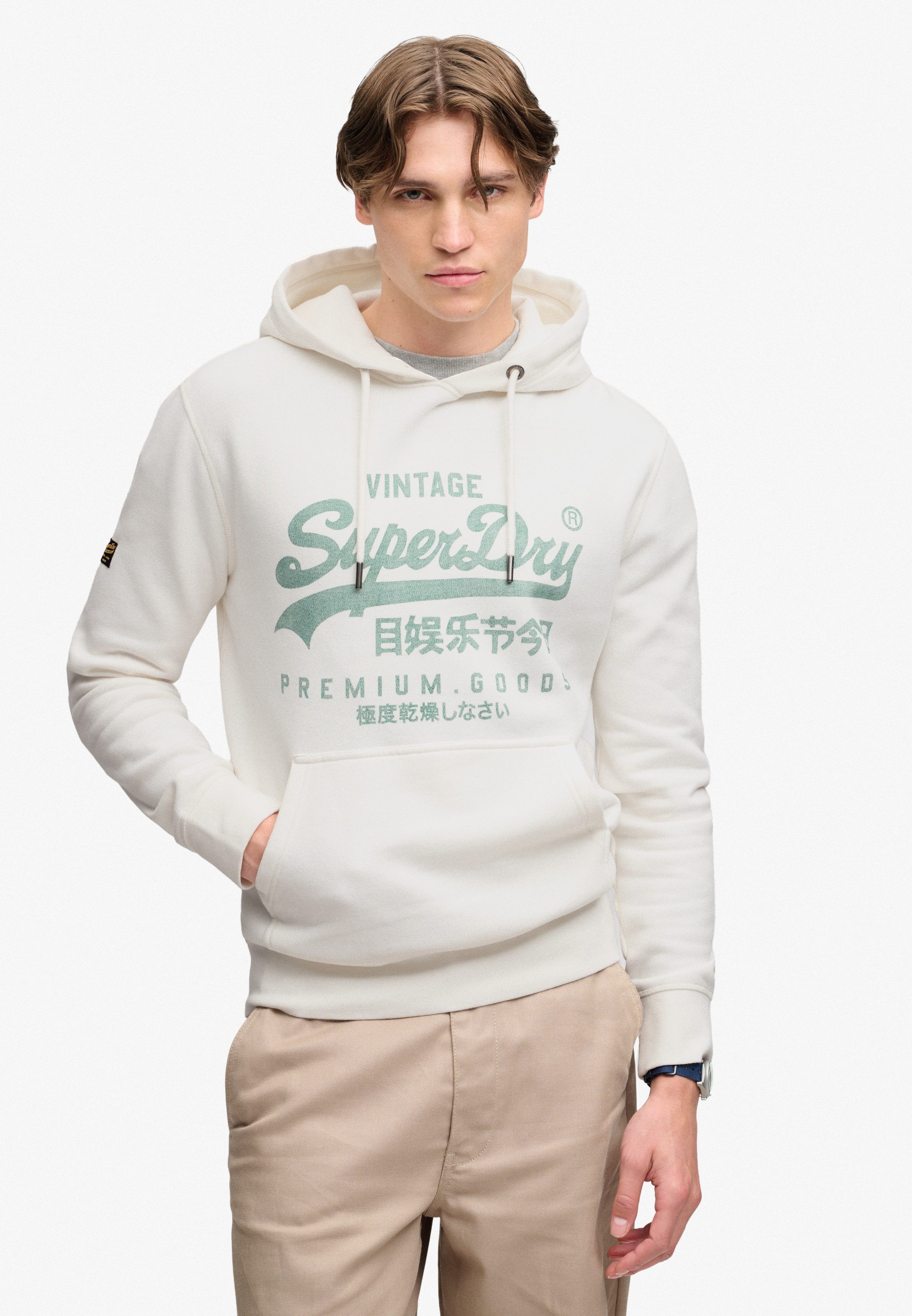 Superdry Kapuzensweatshirt VL CLASSIC HOOD Baumwollmischung, relaxed fit