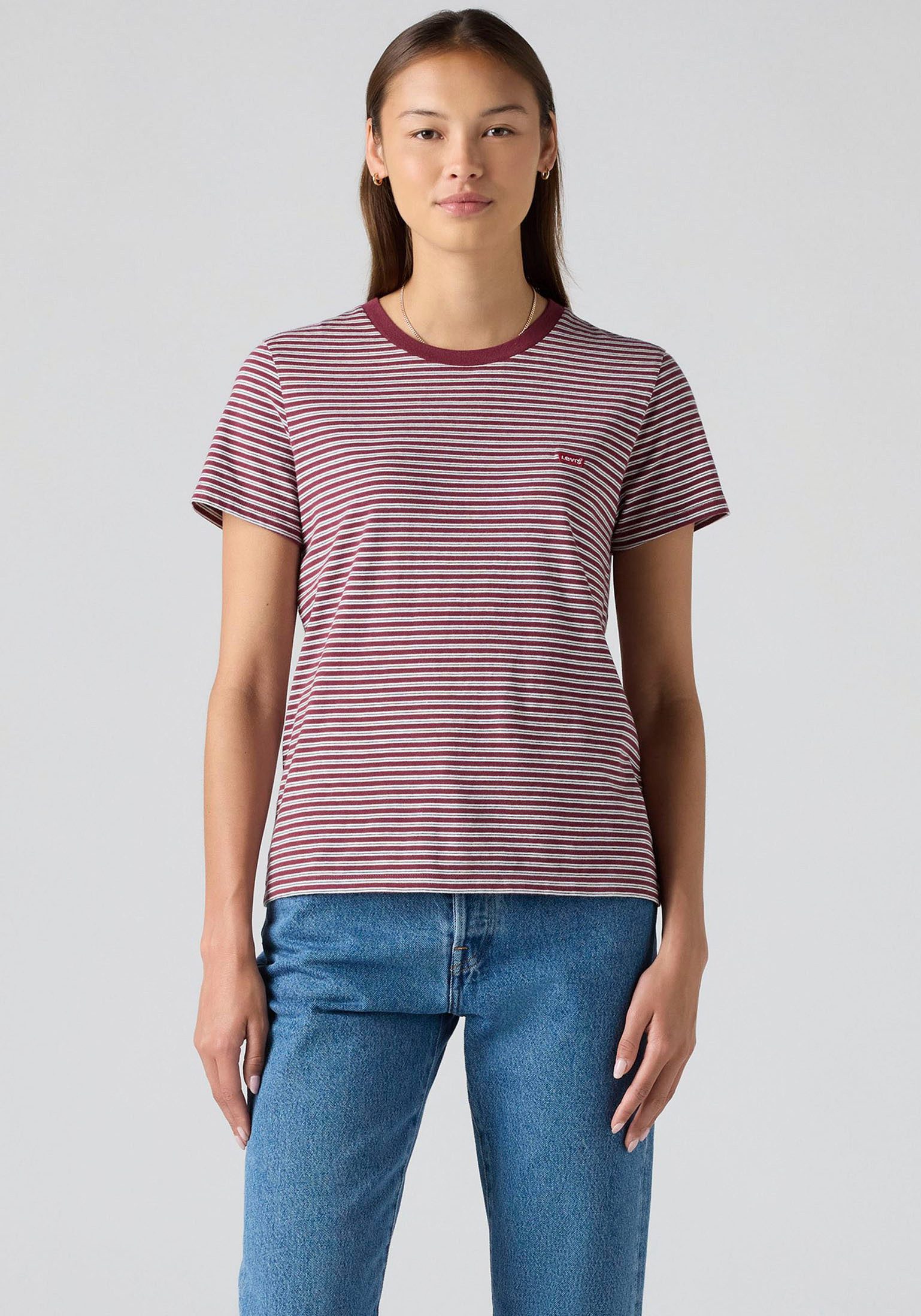 Levi's® T-Shirt The perfect Tee mit kleiner Logo-Stickerei günstig online kaufen
