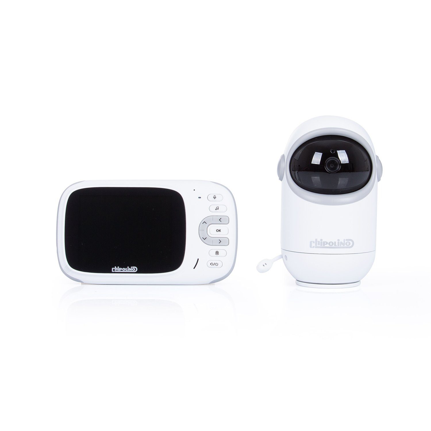 Sirius Nachtsicht, 3,2", LCD Babyphone Chipolino TFT Farbdisplay, Kamera Video-Babyphone VOX