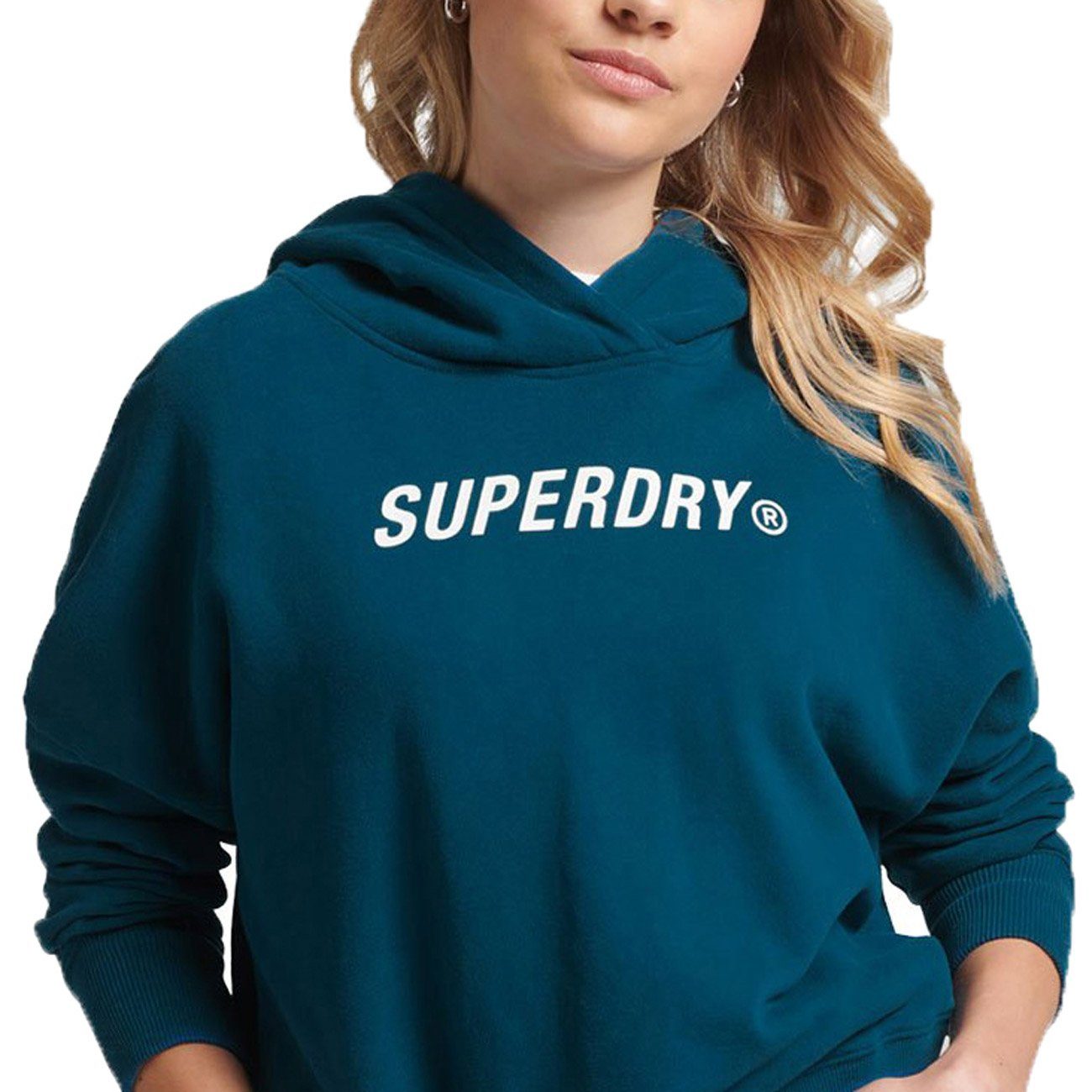Superdry Hoodie CODE CORE SPORT CROP BOX CODE CORE SPORT CROP BOX