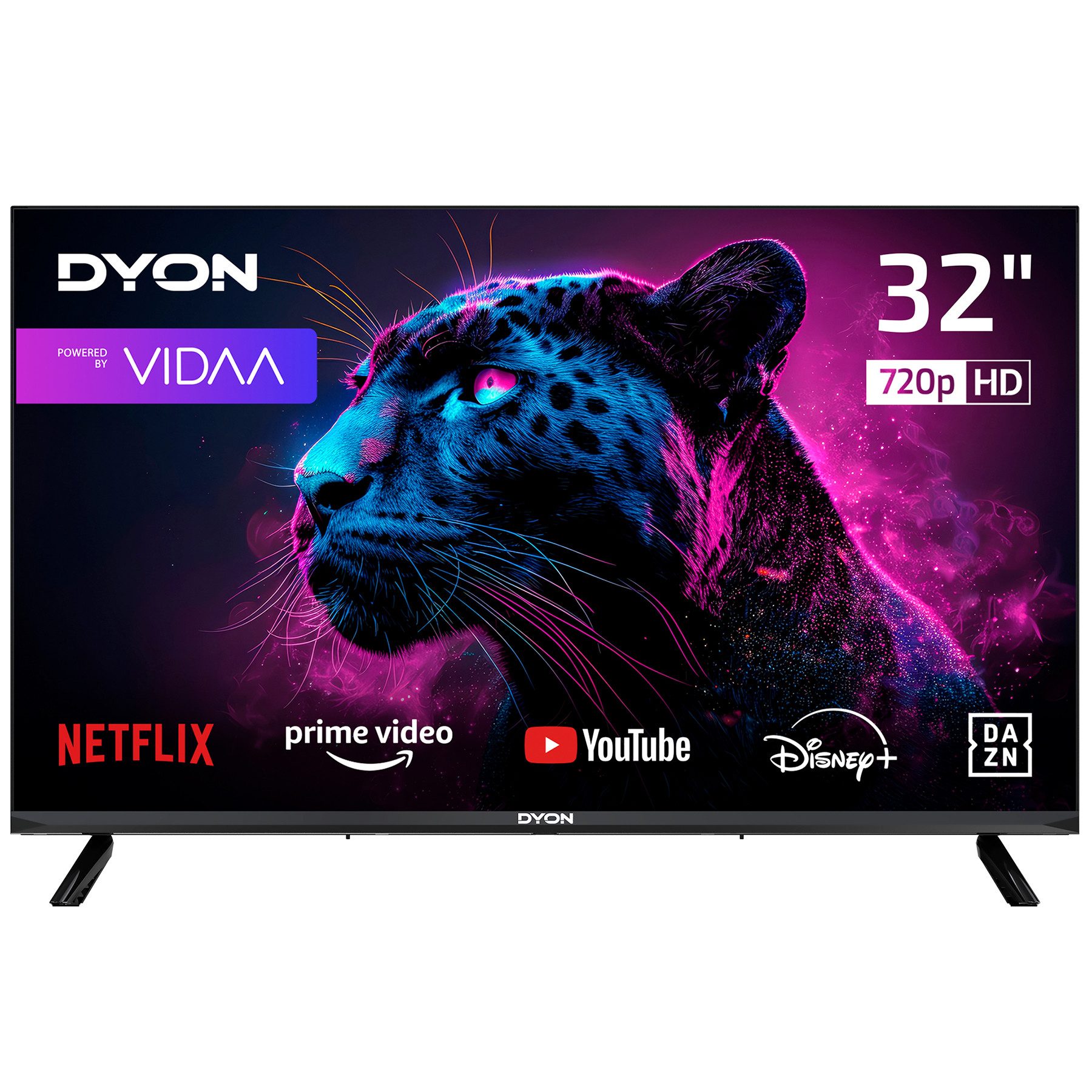 Dyon Movie Smart 32 VX LED-Fernseher (80 cm/32 Zoll, HD, Smart-TV, Triple Tuner, CI+, LAN, WLAN, Hotel Modus)