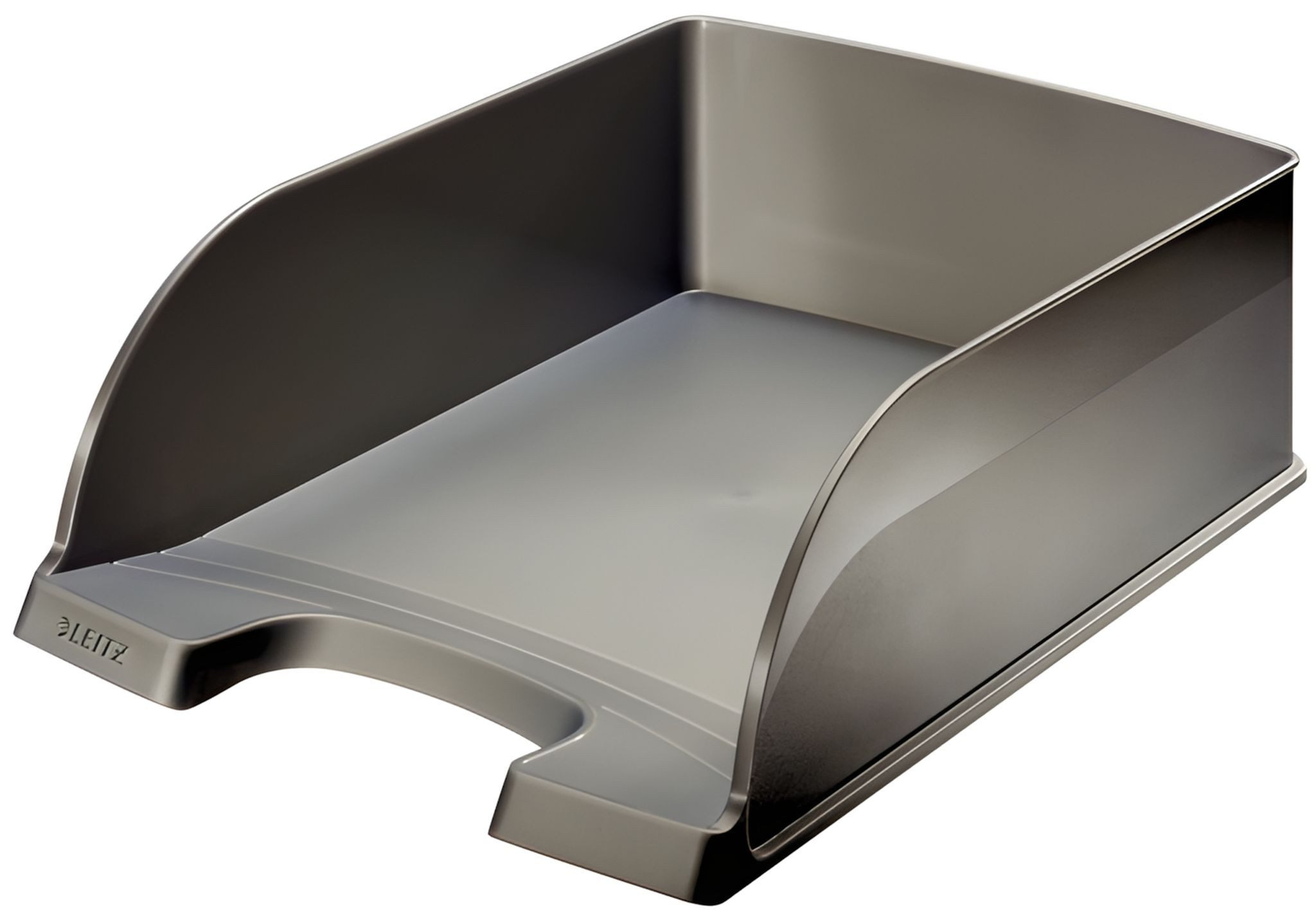 LEITZ Briefablage LEITZ Briefkorb A4 silber A4 Maße(BxHxT): 255x103x36cm sen