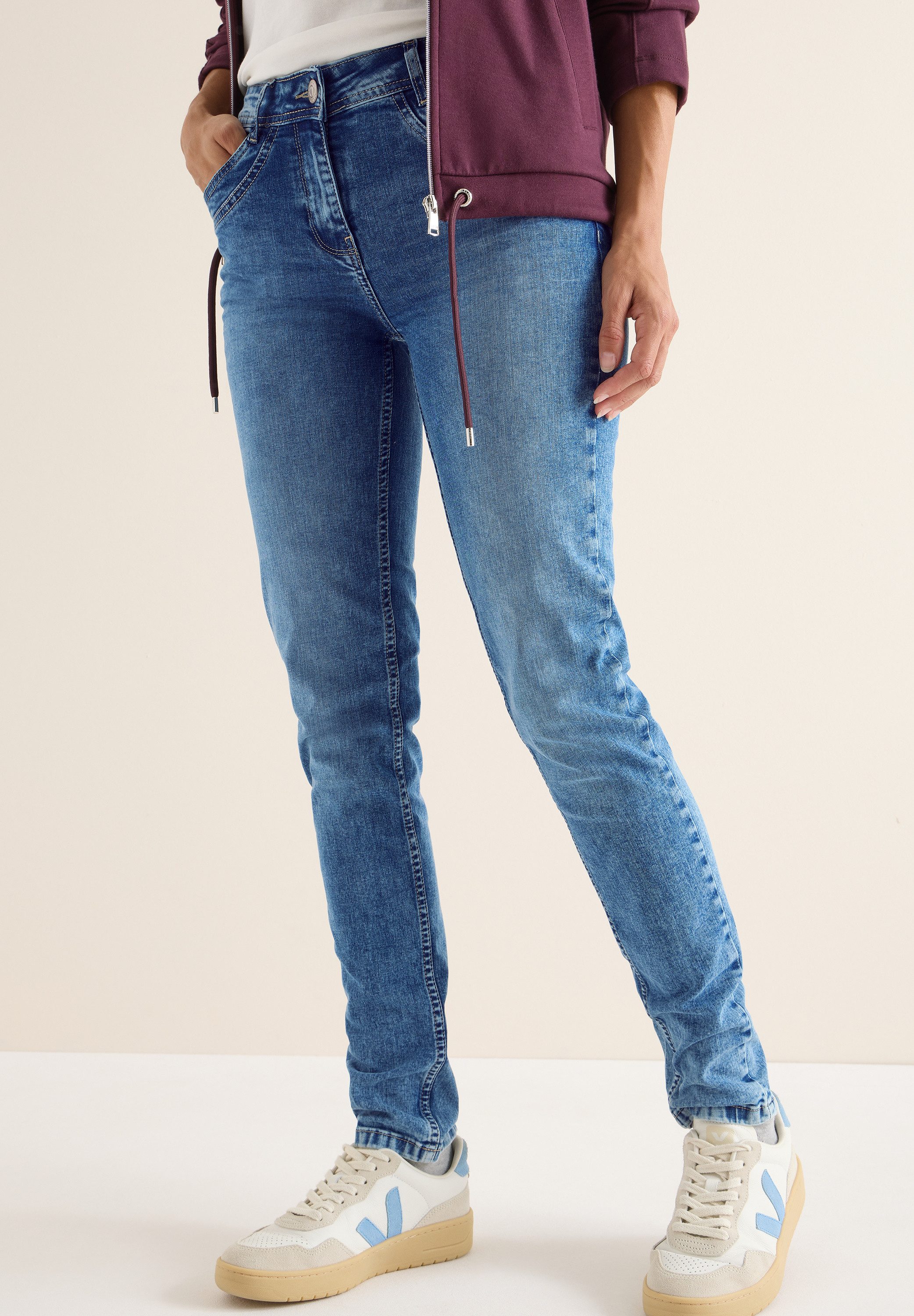 CECIL Slim-fit-Jeans Style Toronto High Waist, im 5-Pocket-Stil günstig online kaufen