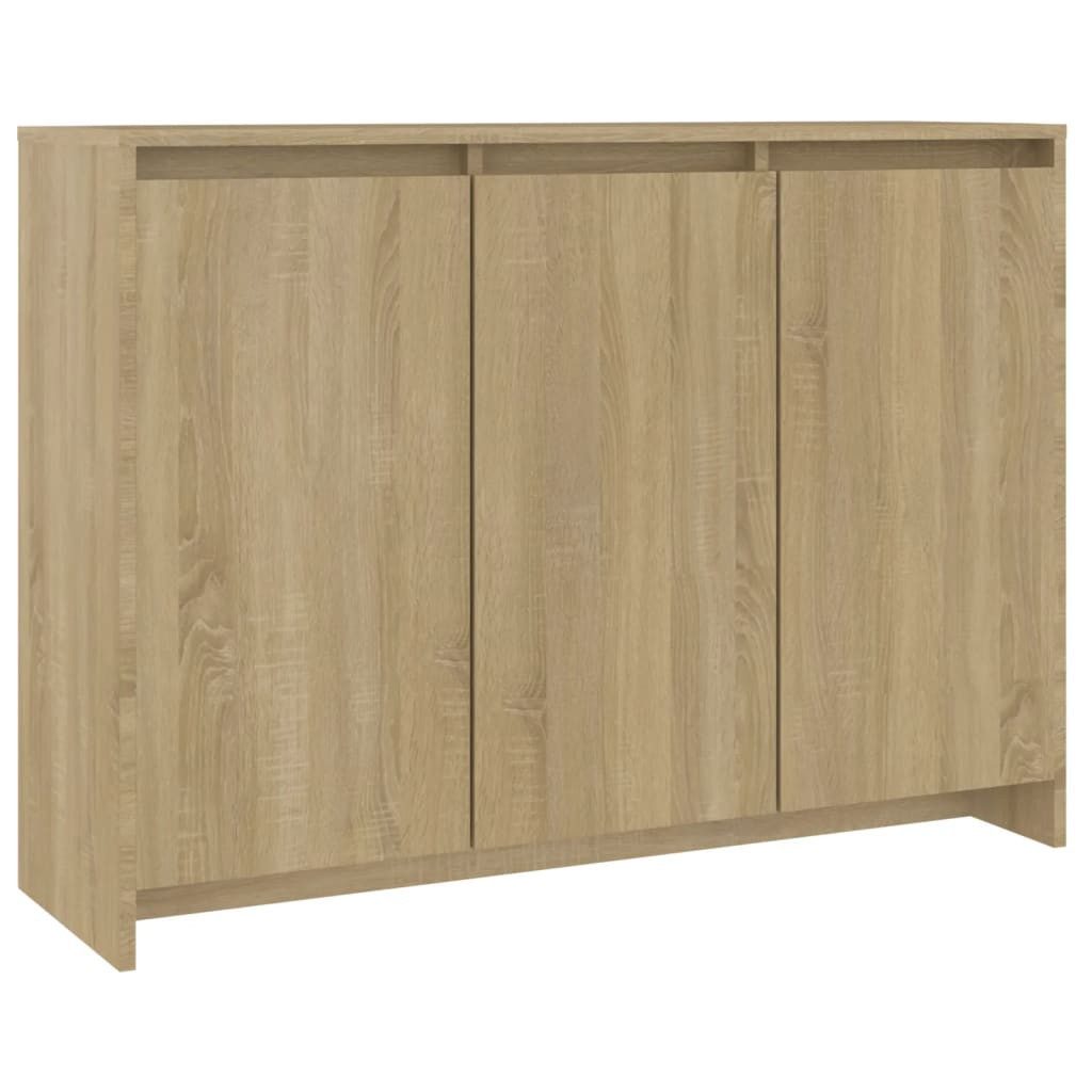Sideboard Sonoma-Eiche 102 x 33 x 75 cm Massivholz