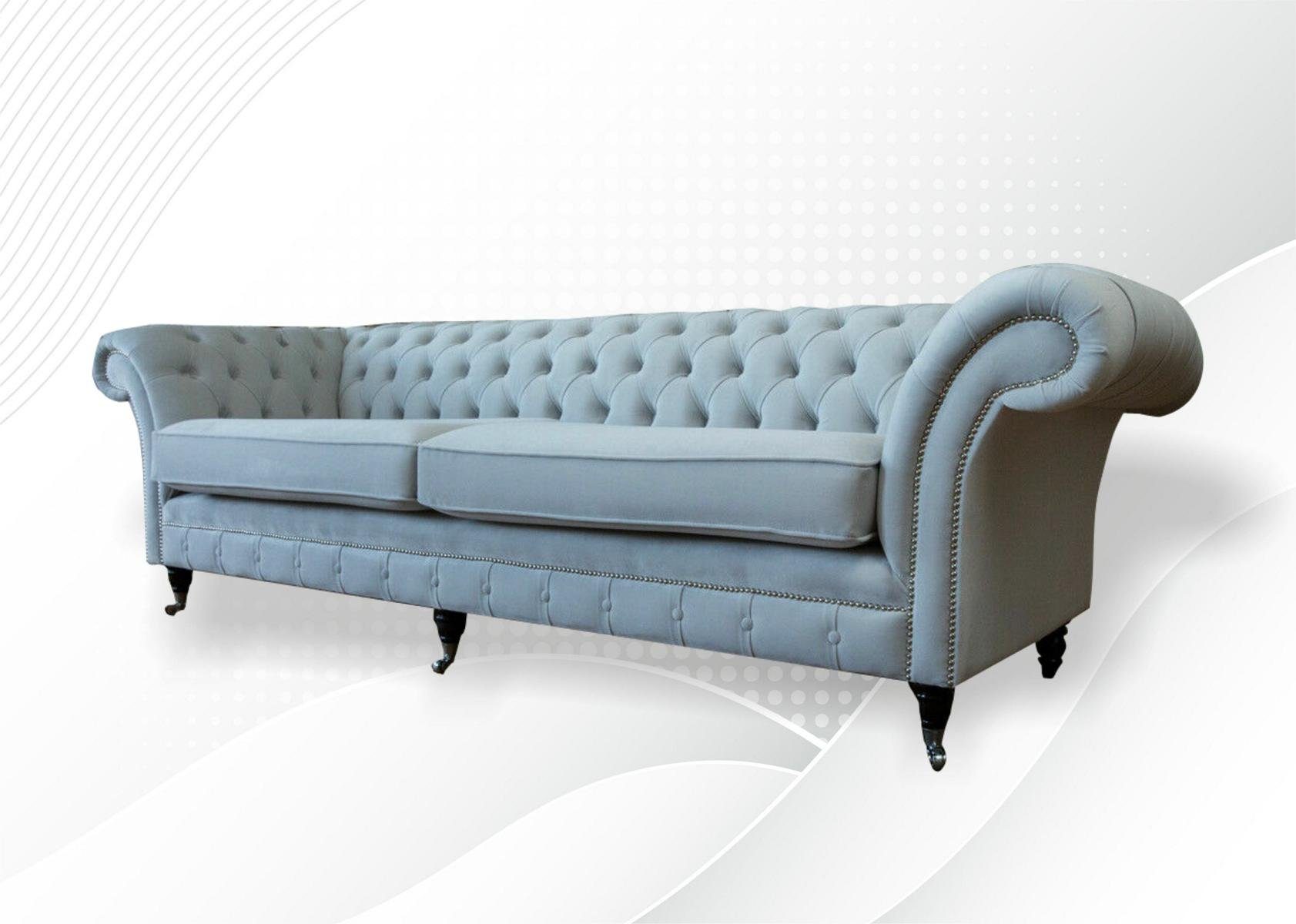 265 Couch Chesterfield-Sofa, Chesterfield cm Design Sitzer Sofa JVmoebel Sofa 4