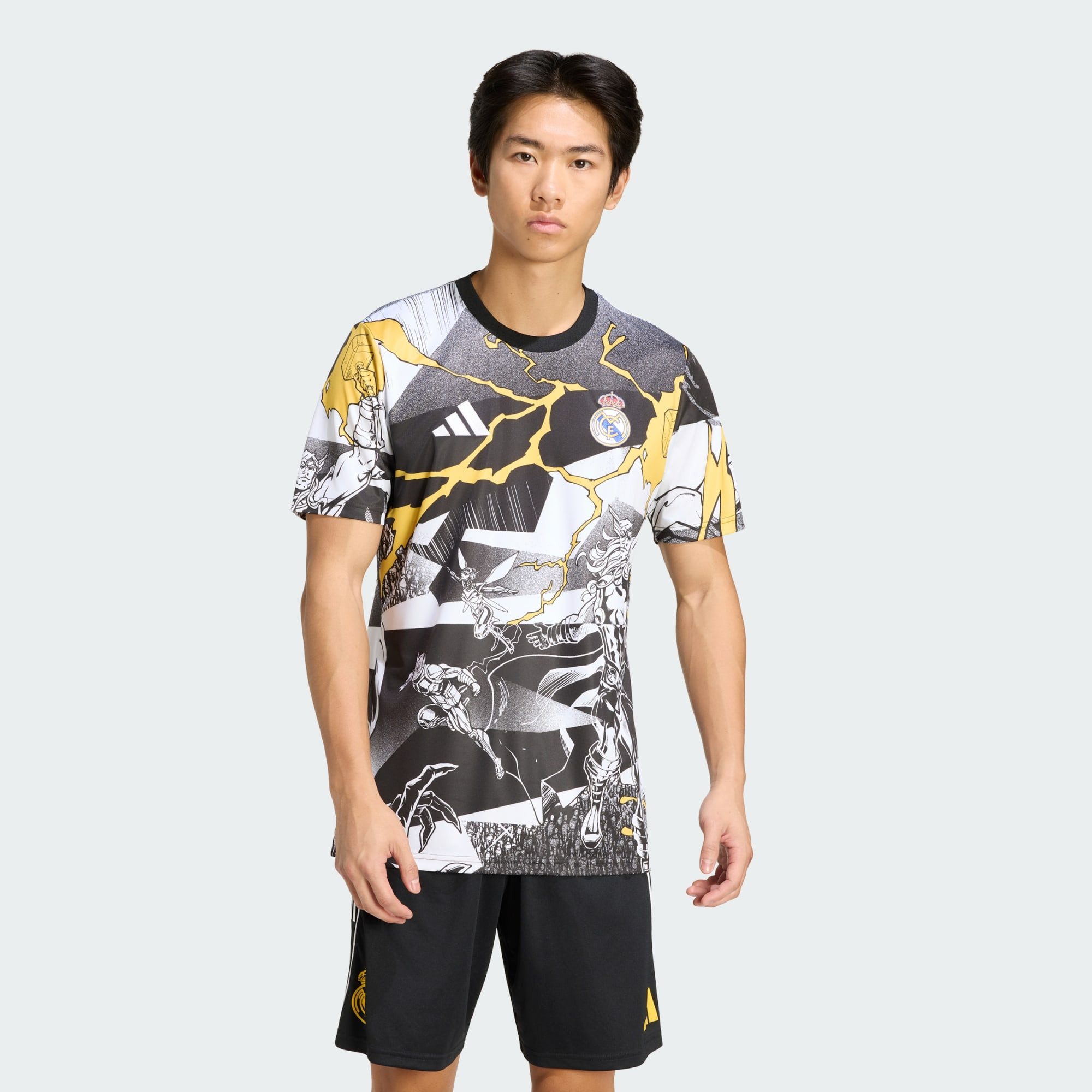 Fußballtrikot ADIDAS REAL MADRID AVENGERS 25/26 PRE-MATCH SHIRT