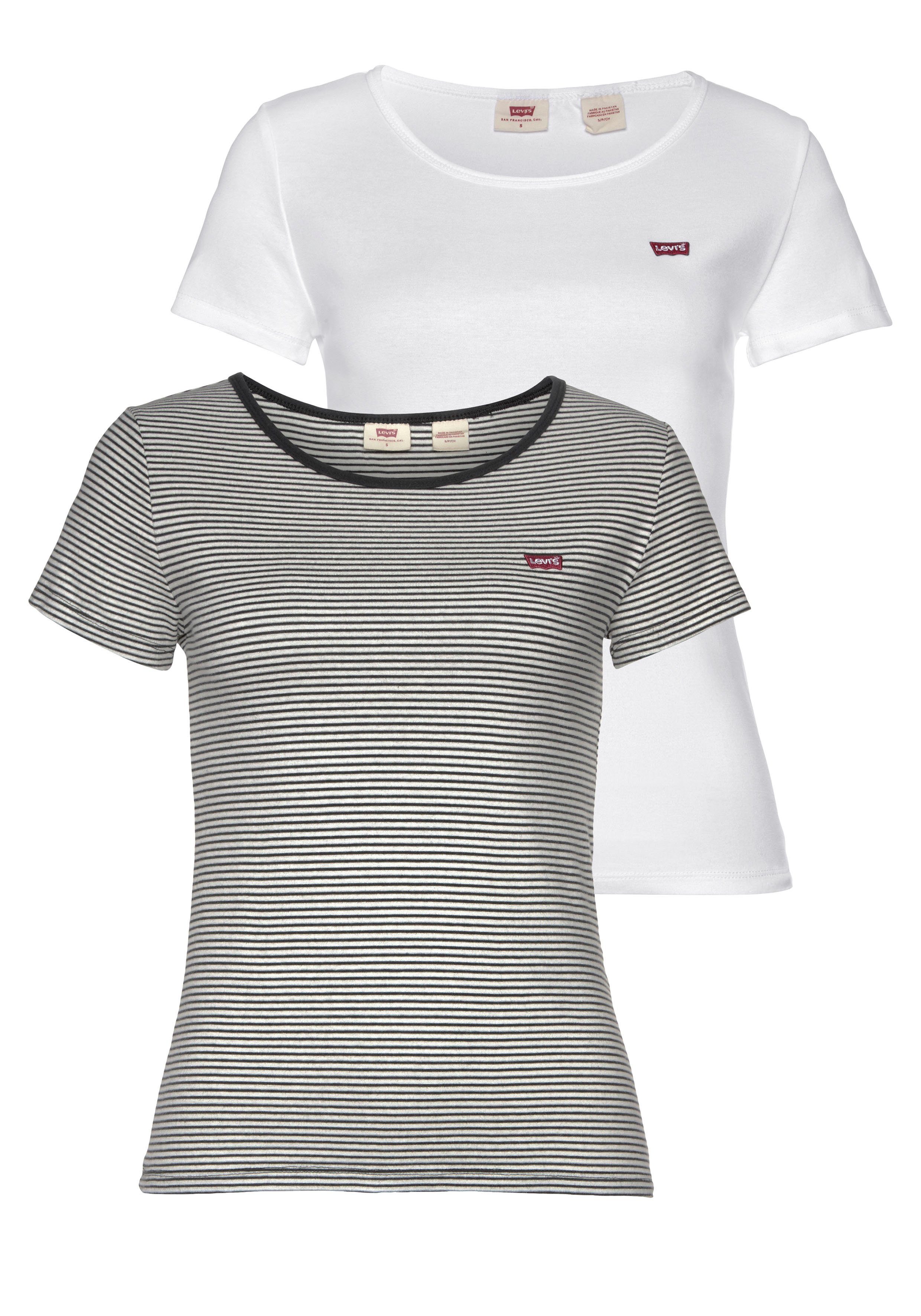 Levi's® T-Shirt 2PACK TEE 2er-Pack) (2-tlg