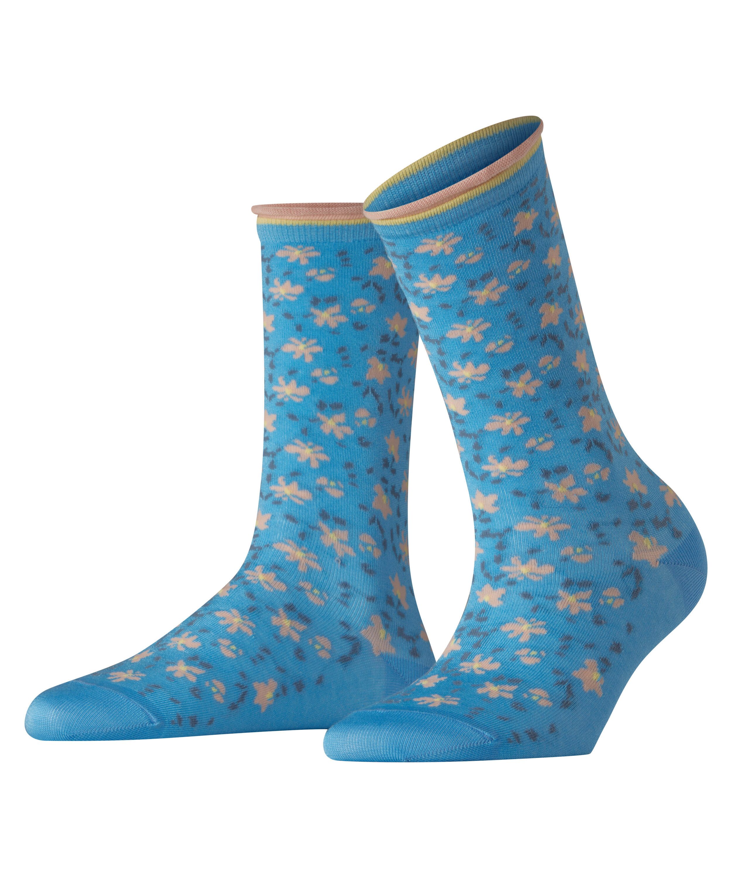 Esprit Socken Esprit Romantic Flower Damen mit Blumenmuster (1-Paar) mit Blumenmuster
