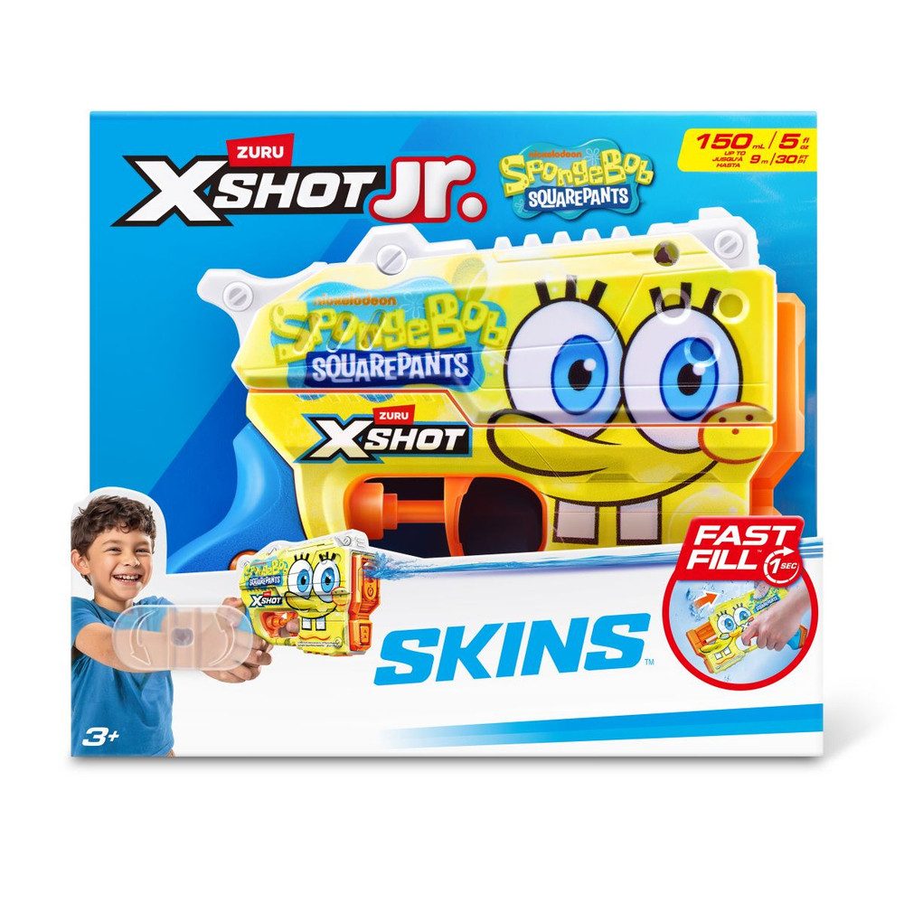 ZURU Wasserpistole XShot - Wasserpistole - Water Junior - SpongeBob - Serie 1