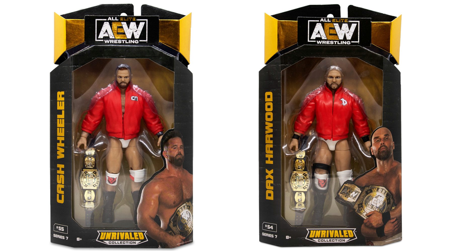 Jazwares Actionfigur AEW Unrivaled Series FTR 7 Inch Actionfiguren 2-Pack
