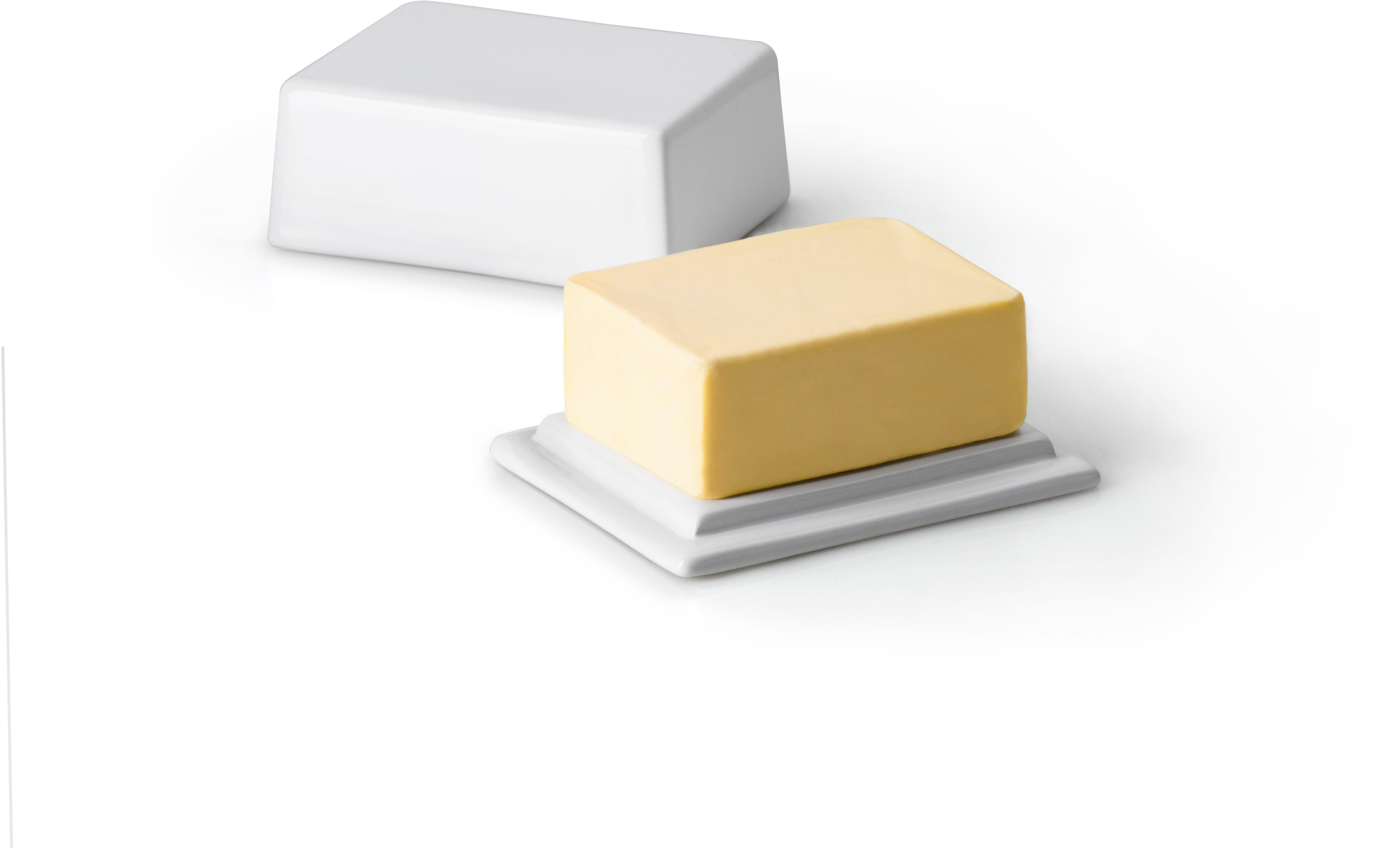 Continenta Butterdose, Keramik, (1-tlg), für 250g Butter, 12x10x6cm