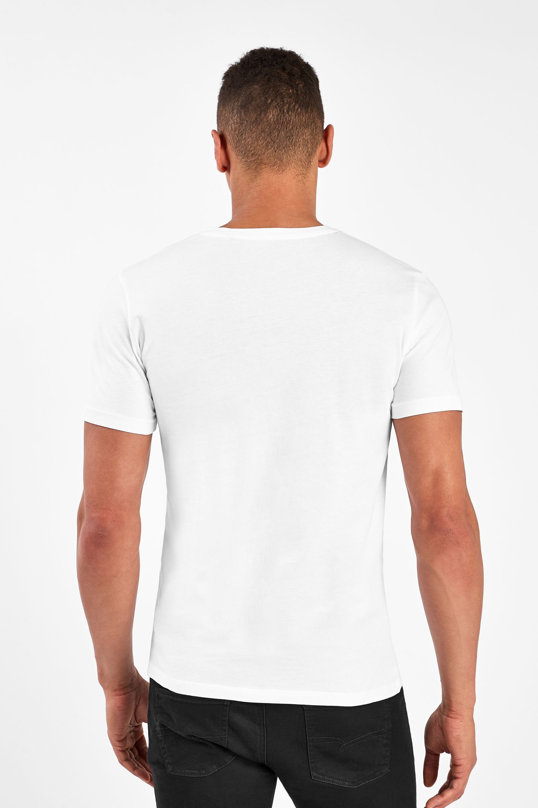 Next T-Shirt Slim Fit T-Shirt mit V-Ausschnitt (1-tlg) – Bild 3 von 4