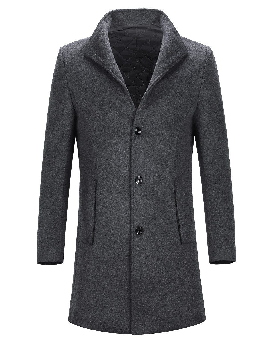 Allthemen Wintermantel Herren mittellanger Mantel mit günstig online kaufen