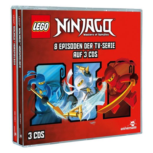 LEGO® CD Ninjago Hörspielbox 1, Altersempfehlung ab 6