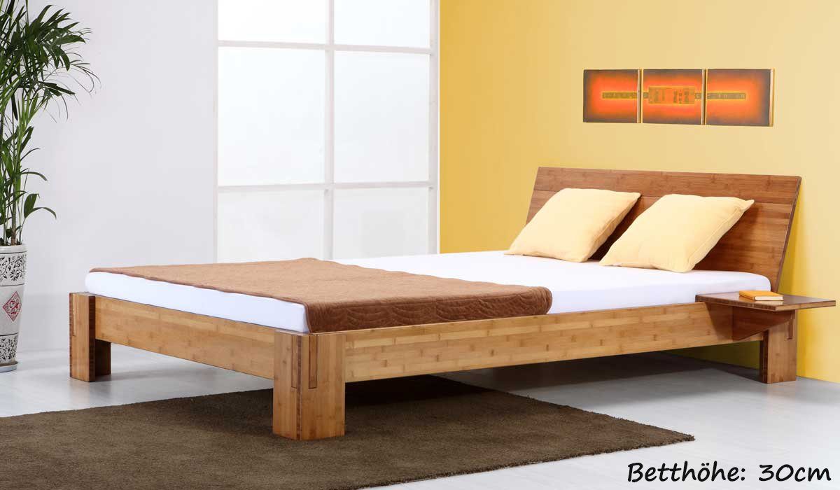 1001 Wohntraum Massivholzbett BALI Bambusbett mit günstig online kaufen