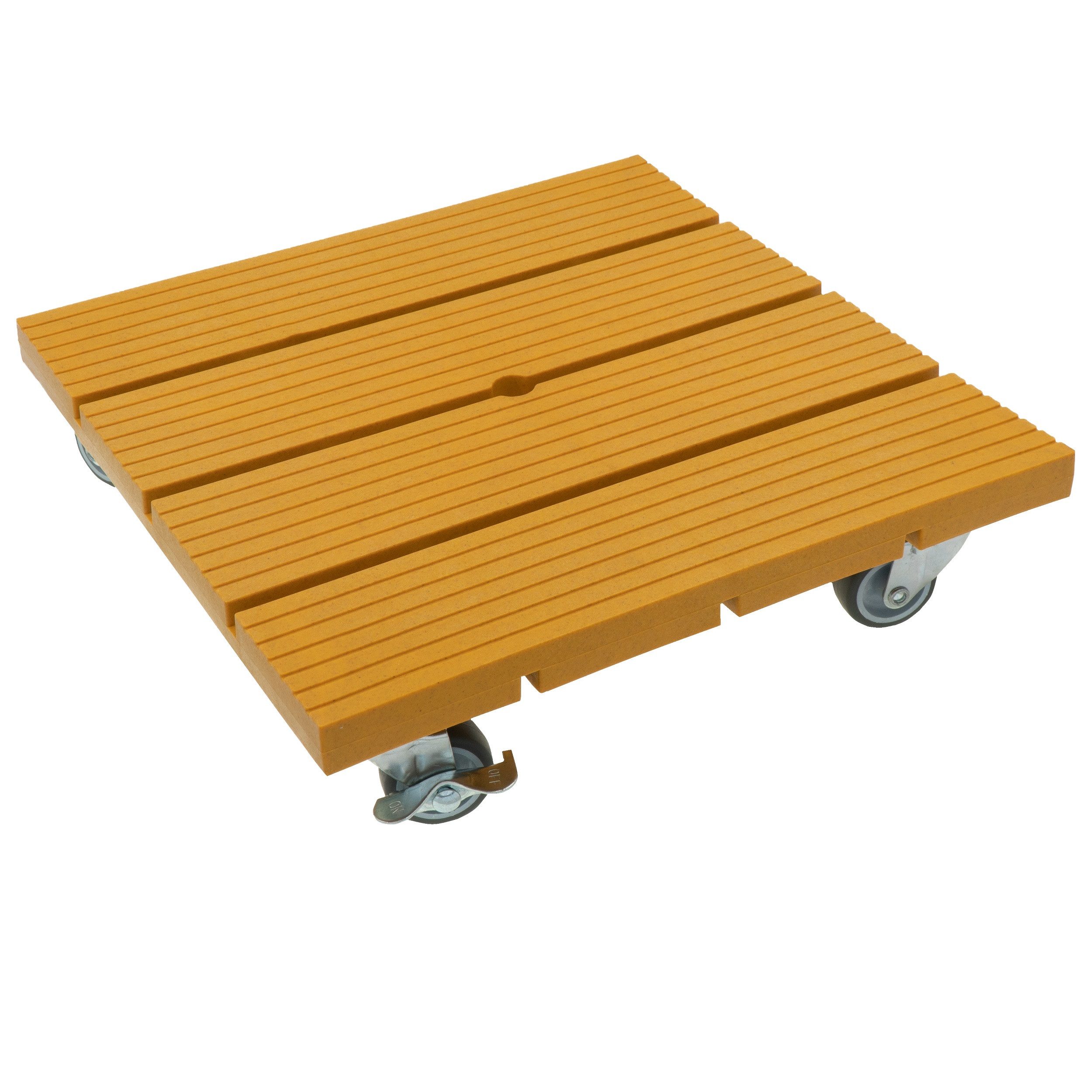 hrb Pflanzenroller WPC Rolluntersetzer Blumenroller witterungsbestaendig günstig online kaufen