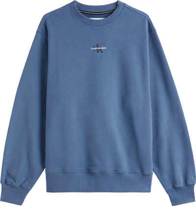 Calvin Klein Jeans Sweatshirt »MICRO MONOLOGO CREW NECK« mit Calvin Klein Logoschriftzug auf der Brust