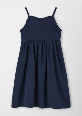 s.Oliver Minikleid Kleid mit Rüschen Riegel