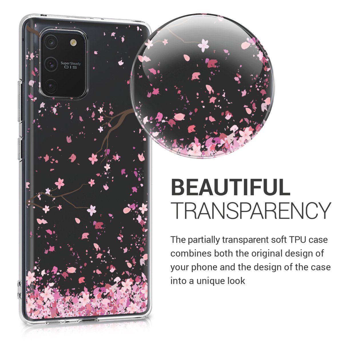 kwmobile Handyhülle Case für Samsung Galaxy S10 Lite, Hülle Silikon transparent - Silikonhülle