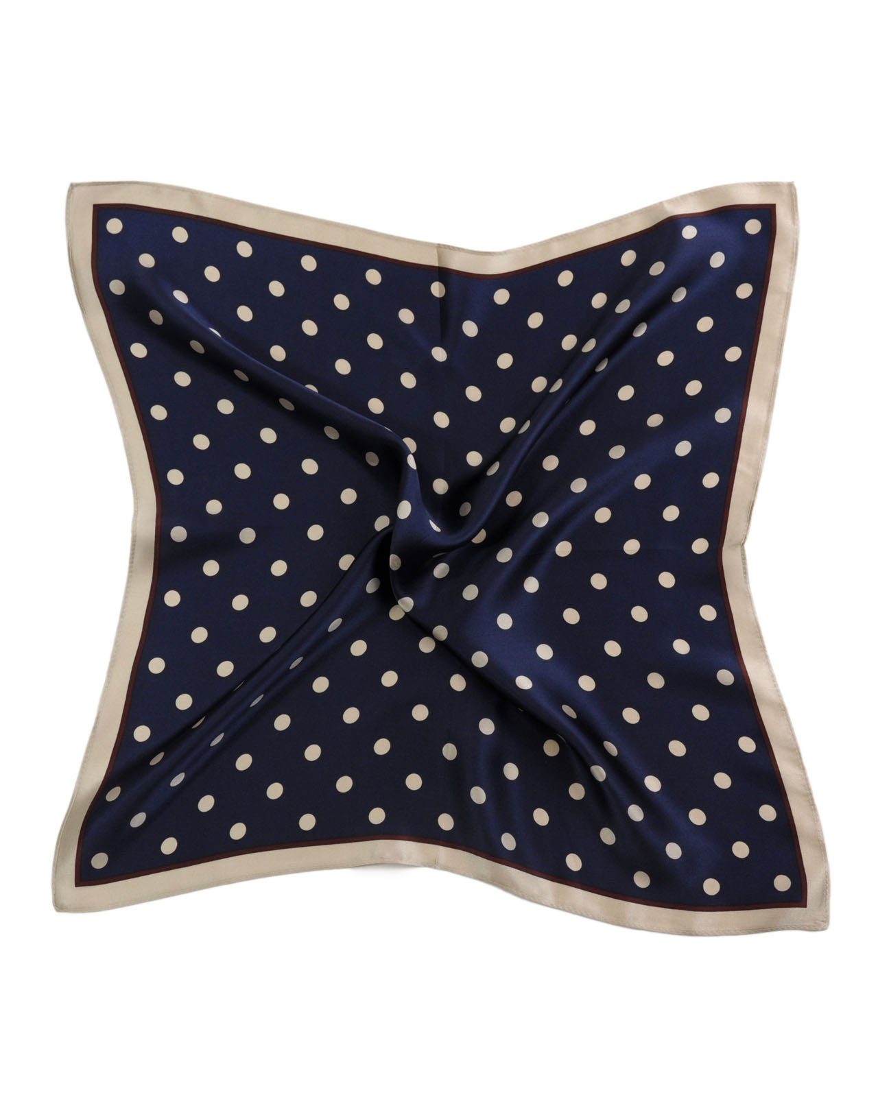 MayTree Seidentuch quadratisch, kleine Punkte 53x53 cm, Nickituch, Bandana- günstig online kaufen