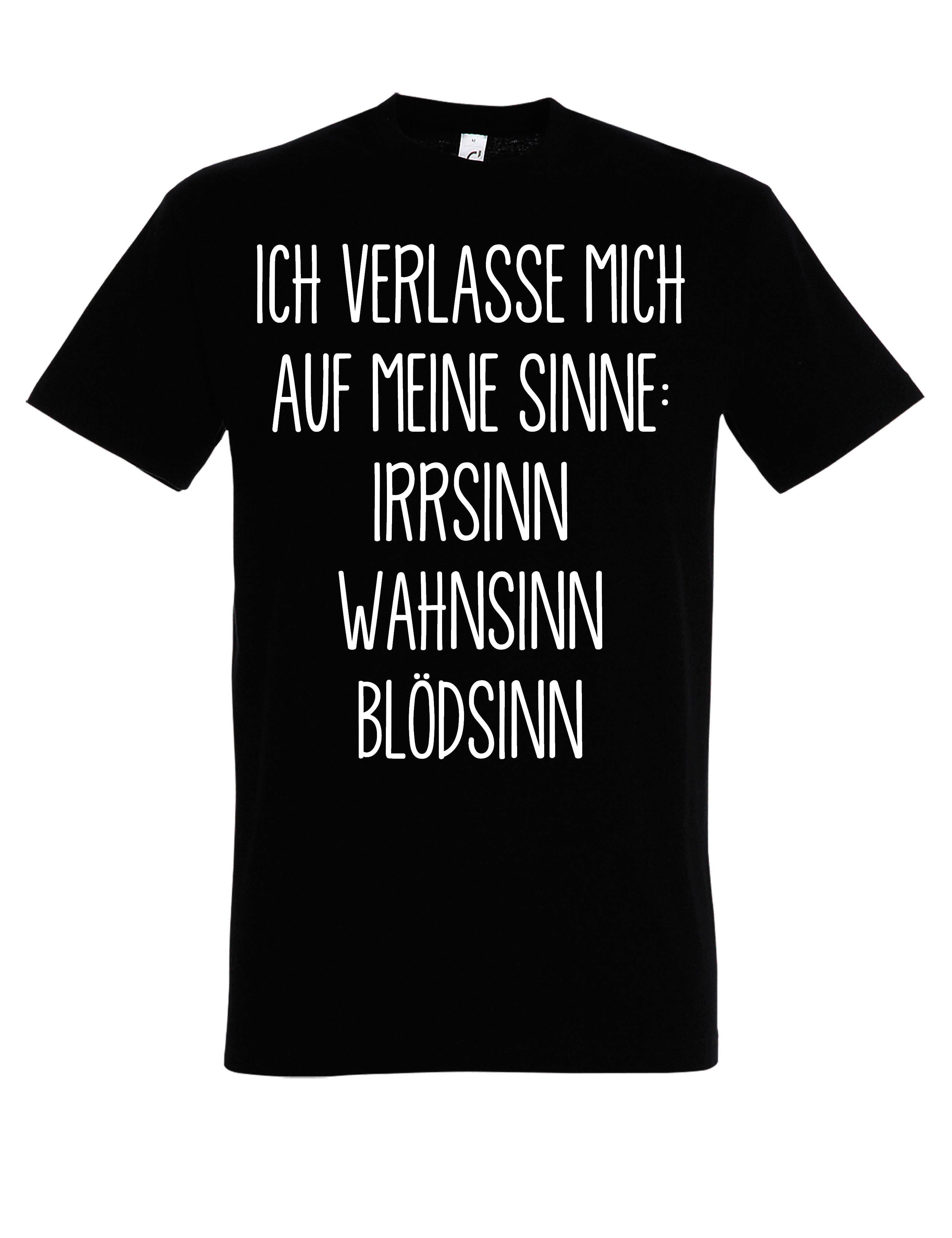 Youth Designz Print-Shirt Herren T-Shirt "Ich verlasse mich auf meine Sinne günstig online kaufen