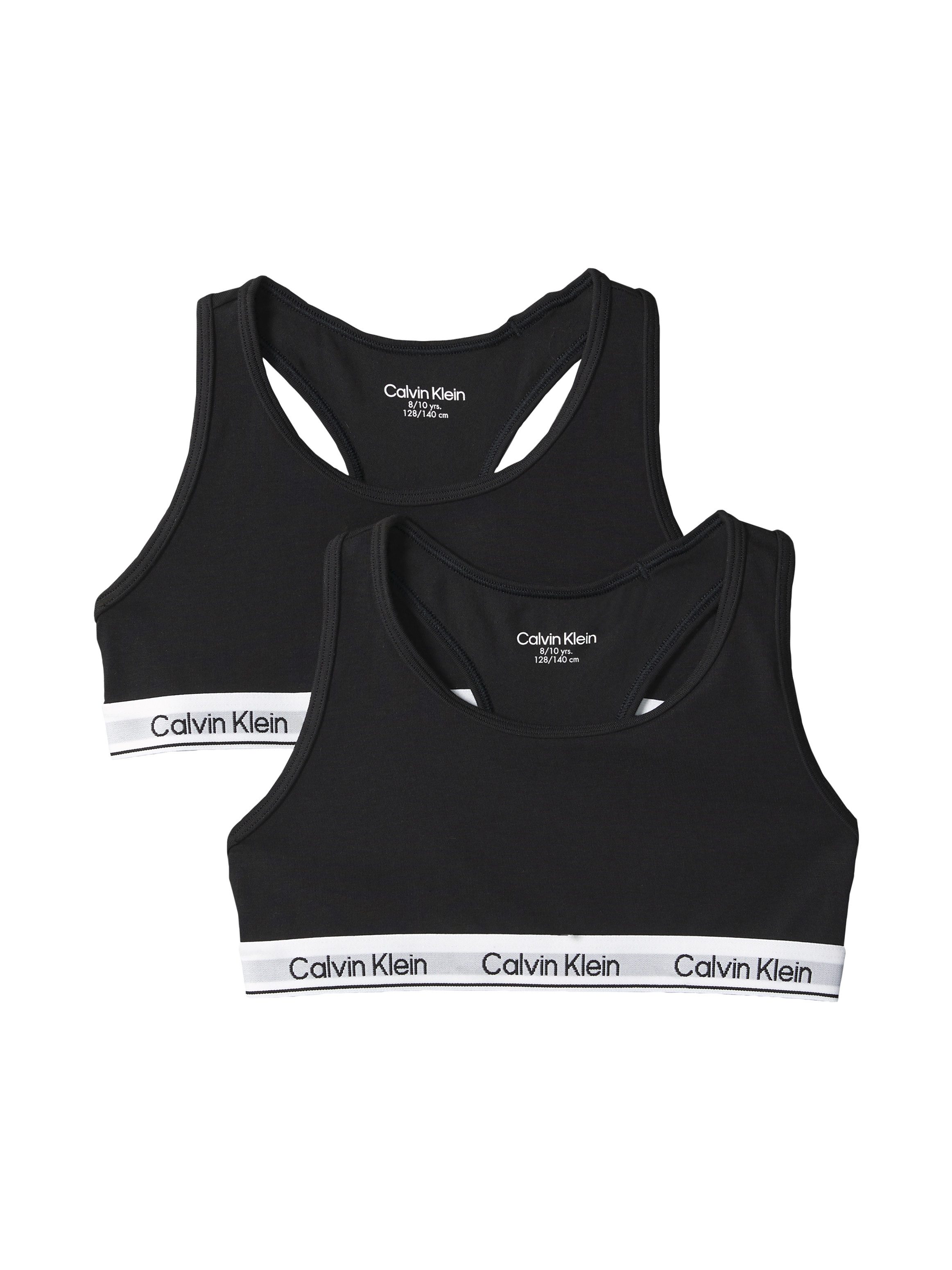 Calvin Klein Underwear Bralette 2PK BRALETTE (Packung, 2-tlg., 2er-Pack) mit Logobund
