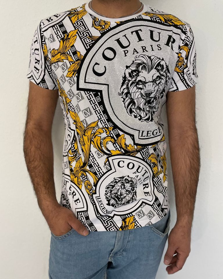 Kurzarmshirt - LEONE - Shirt kurzarm - Löwenkopf Couture Paris