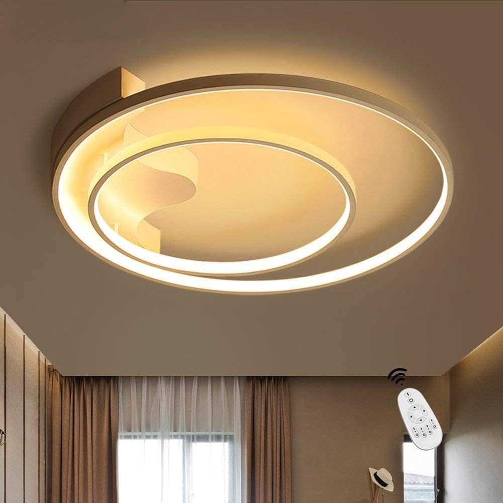 ZMH Deckenleuchte »Deckenlampe dimmbar mit Fernbedienung Weiße ...
